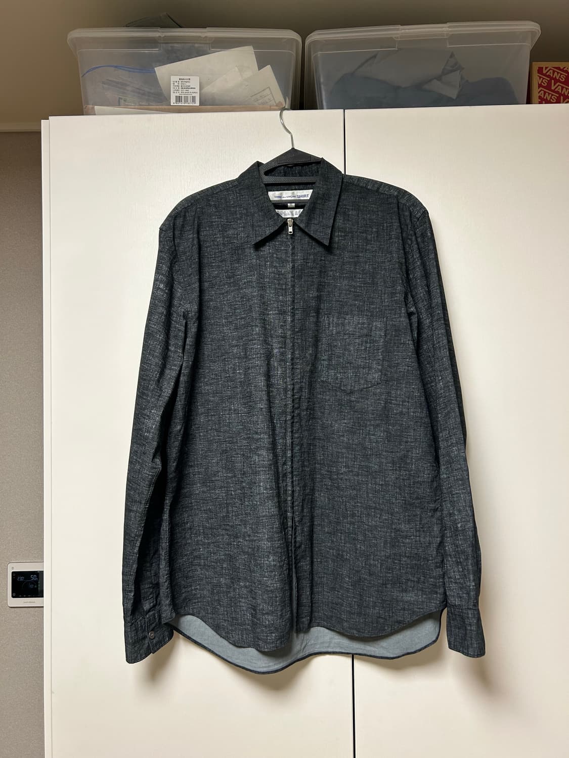 꼼데가르송 집업 셔츠 상품이미지1