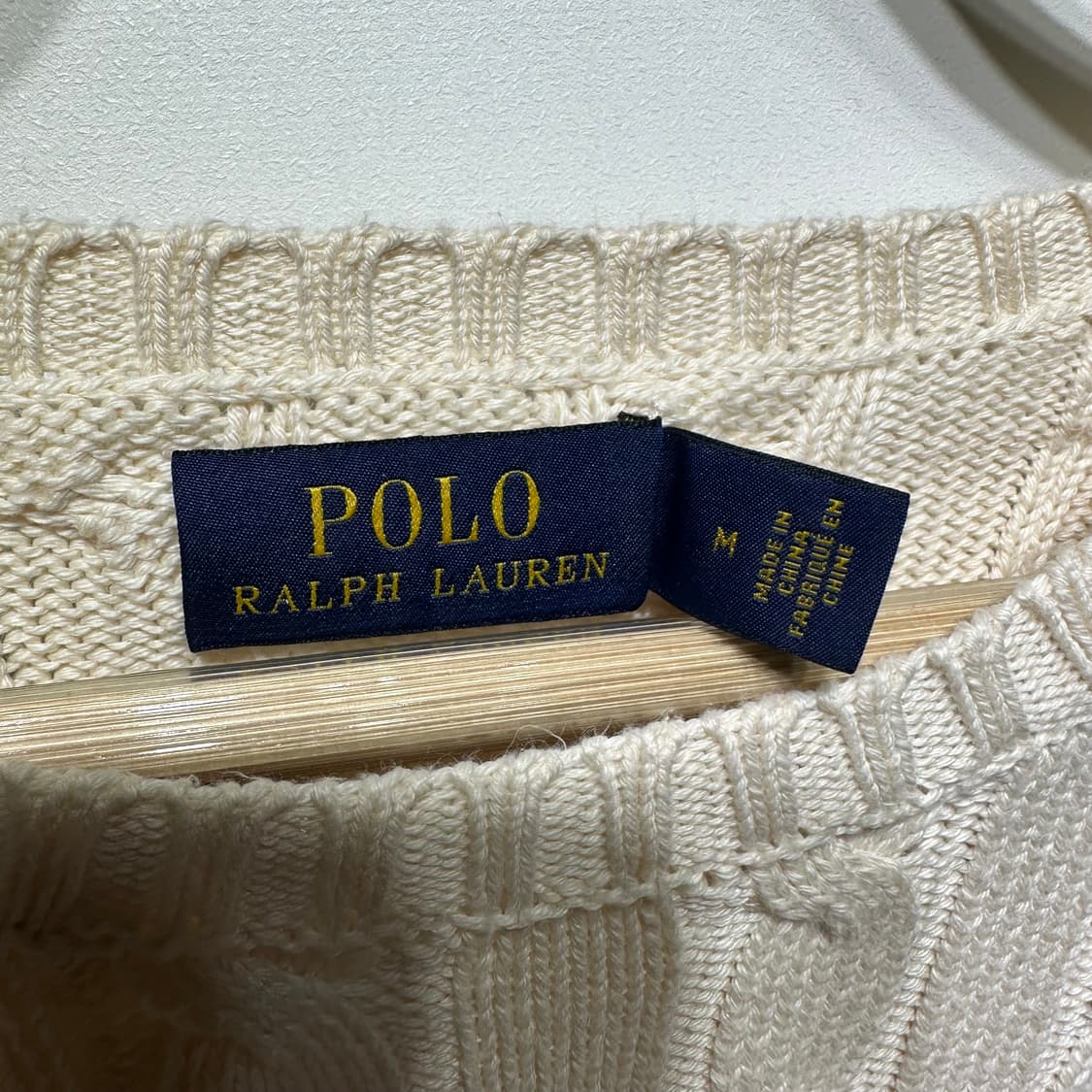 폴로 랄프로렌 케이블 니트 판매합니다 상품이미지5
