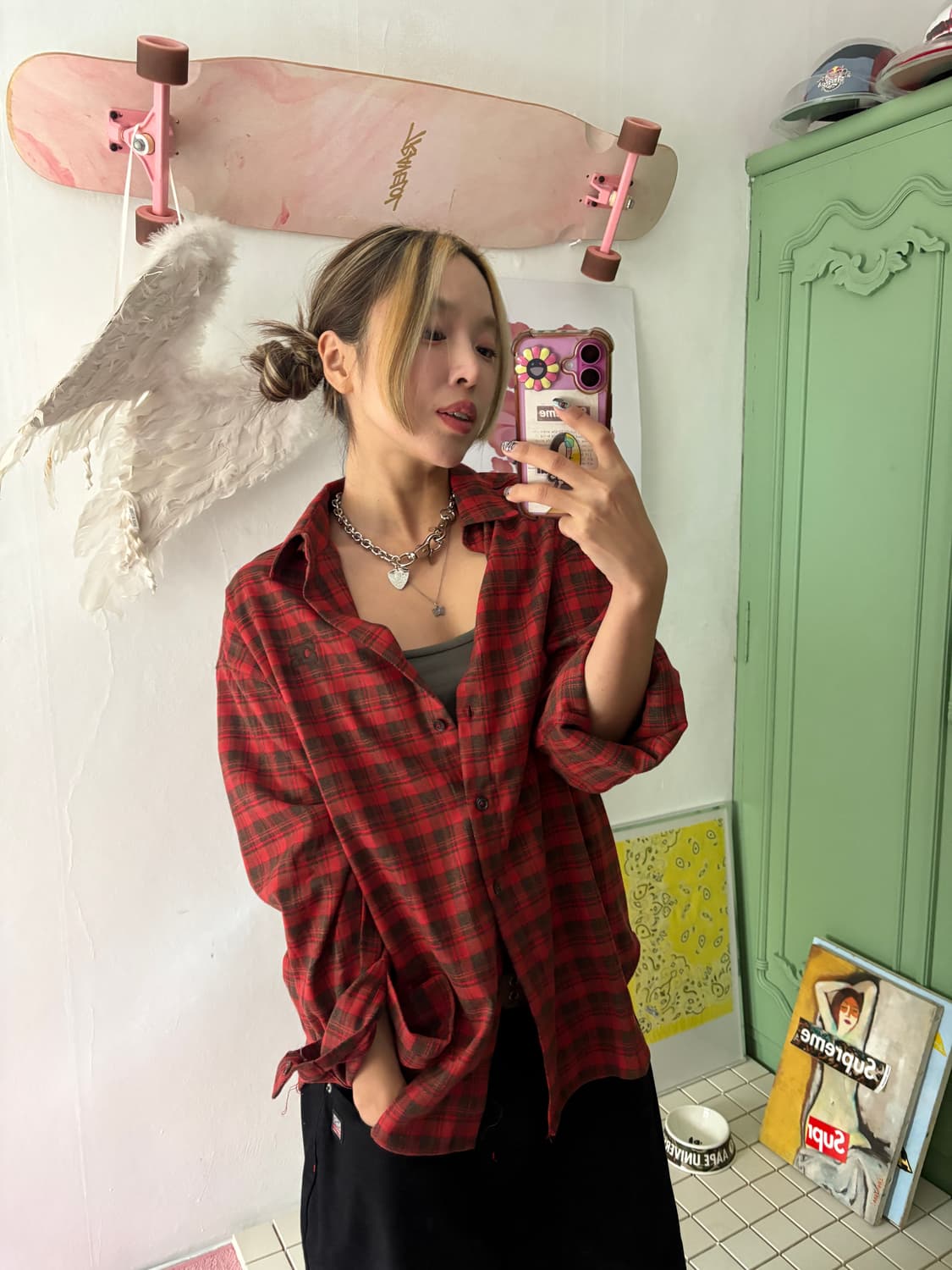 히스테릭 멀티 실버 체인 상품이미지4