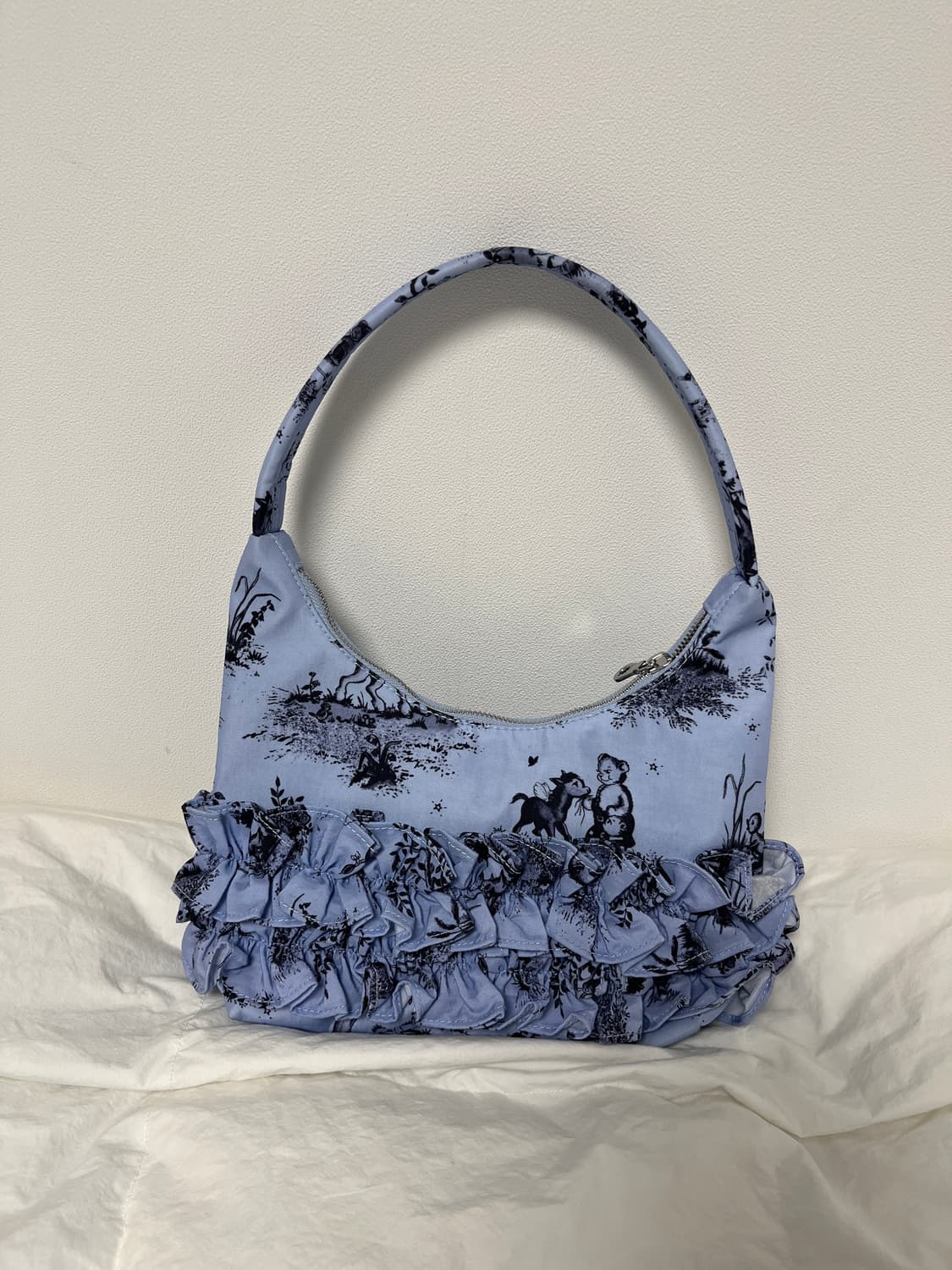 BAGGU X molly goddard ruffle bag skyblue 상품이미지1