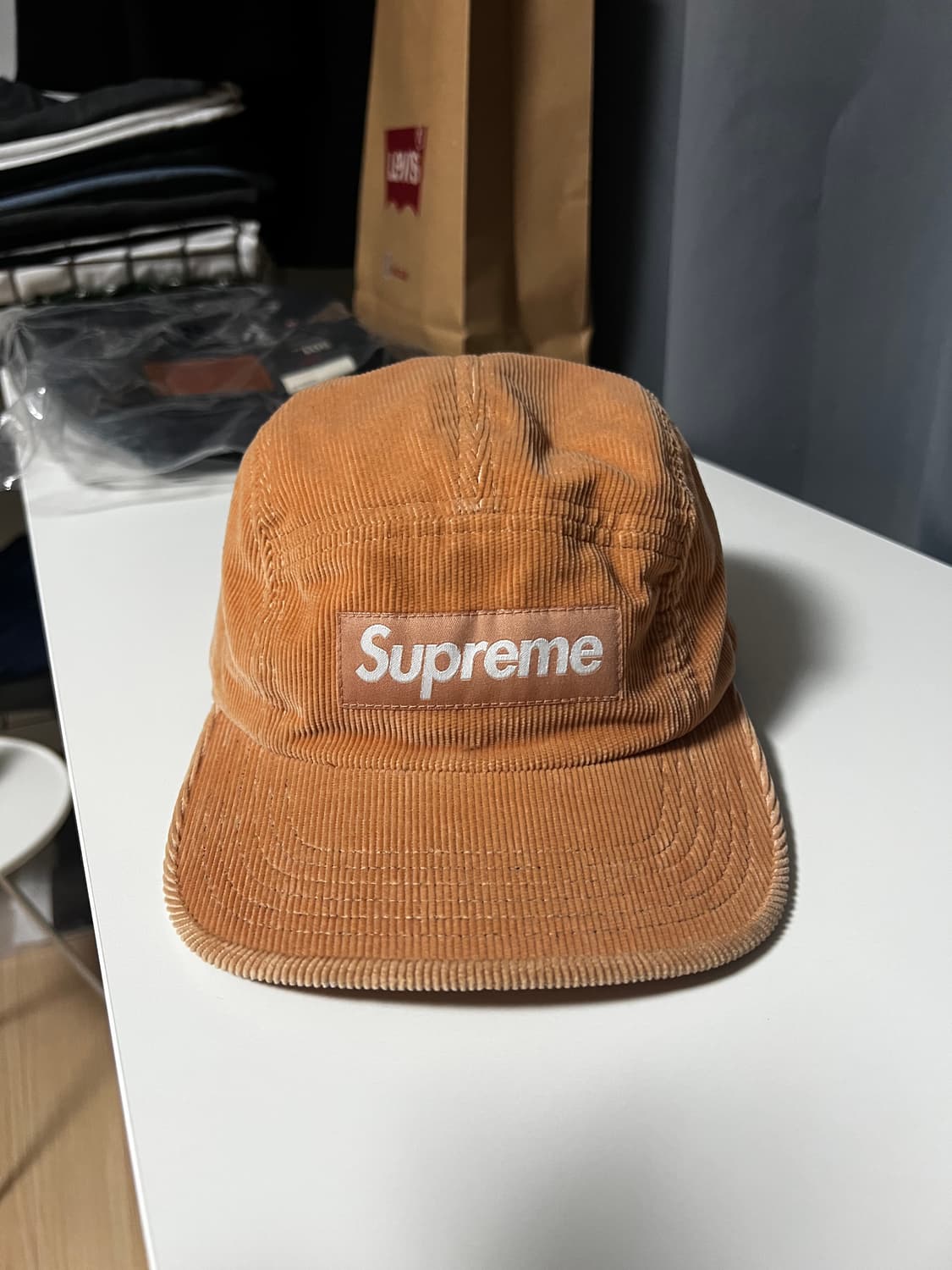 슈프림 코듀로이 캠프캡 상품이미지1