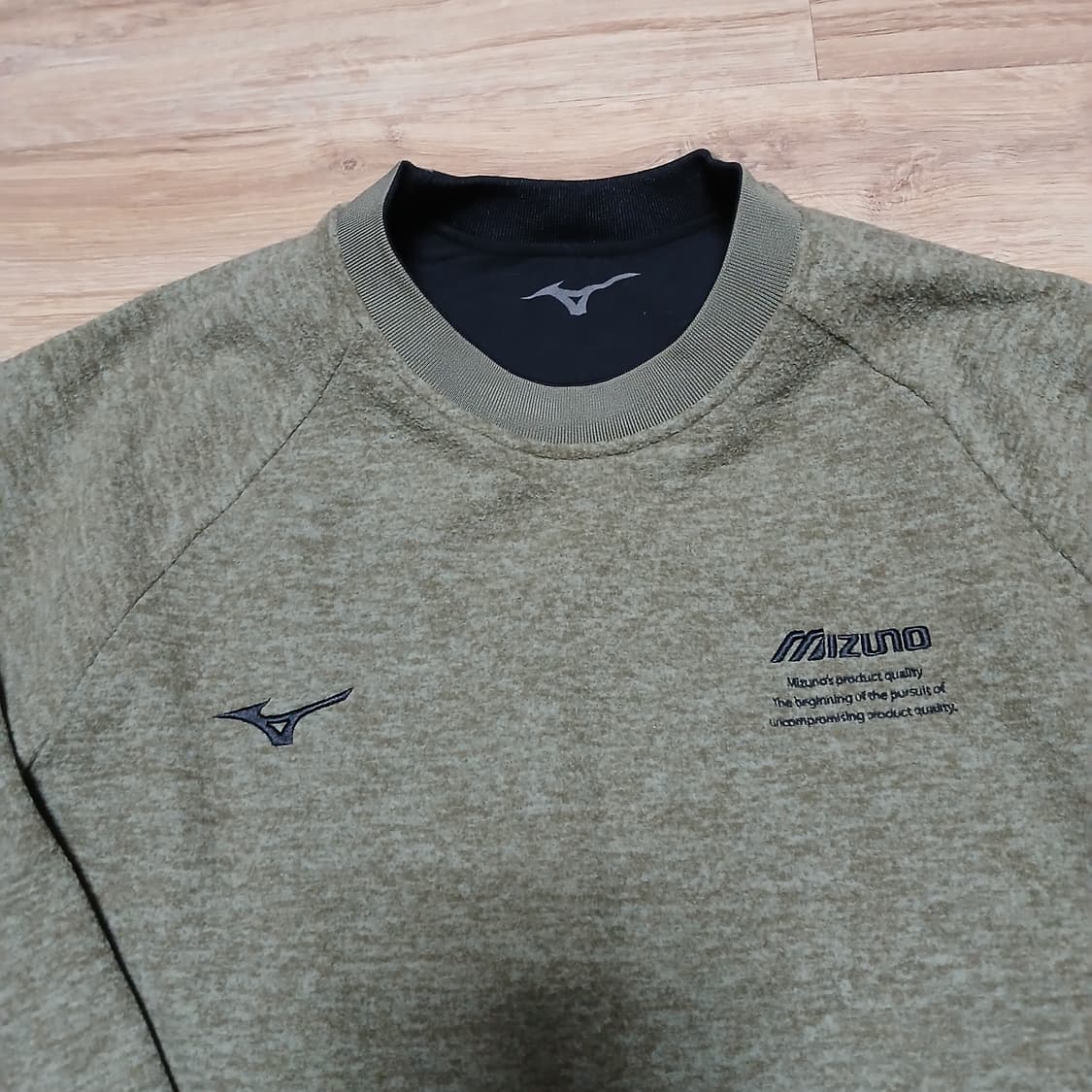 Mizuno 미즈노 양면 후리스 웜업 맨투맨 상품이미지2