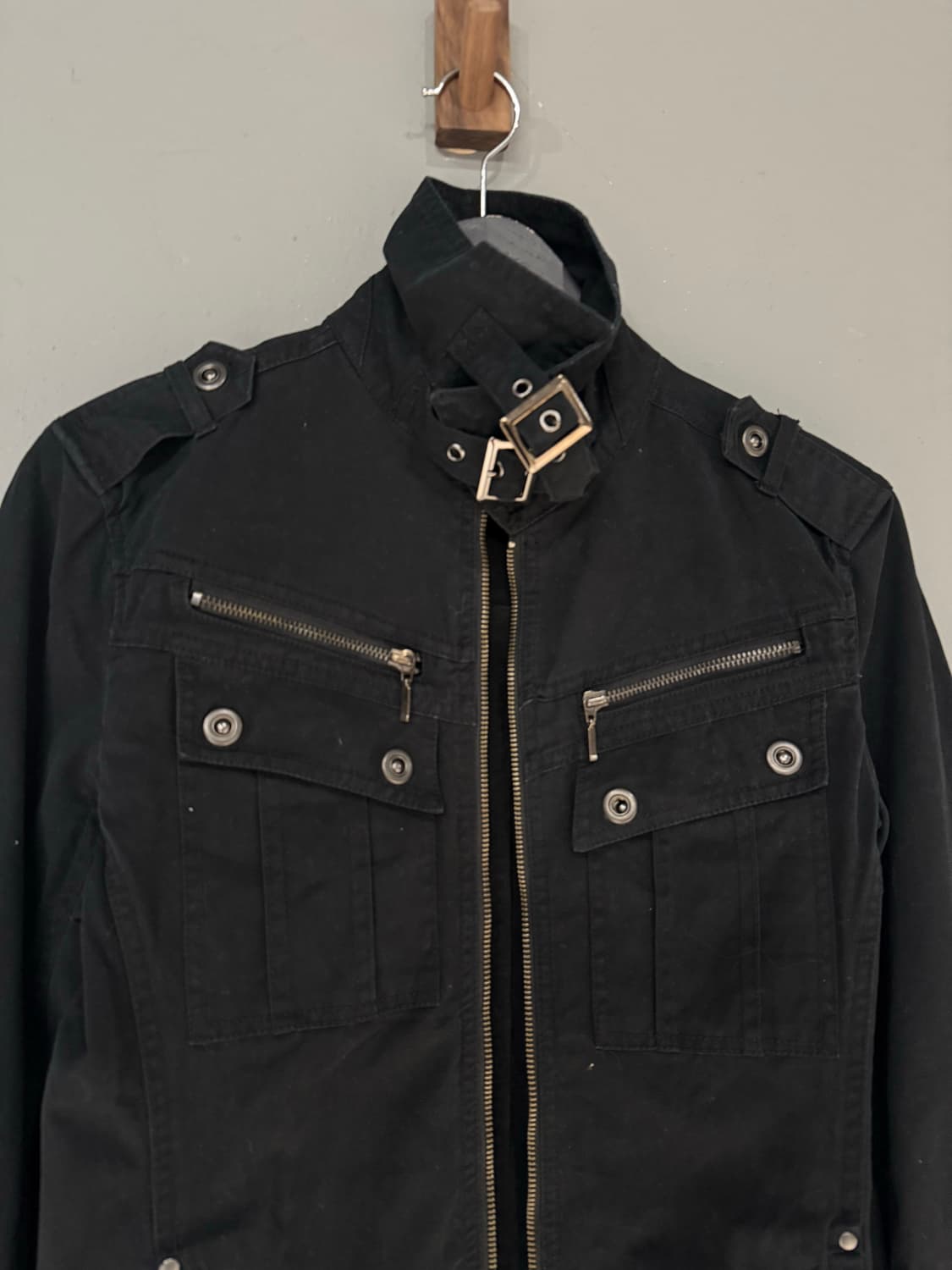 2-buckle detail zipper pocket jacket 상품이미지8