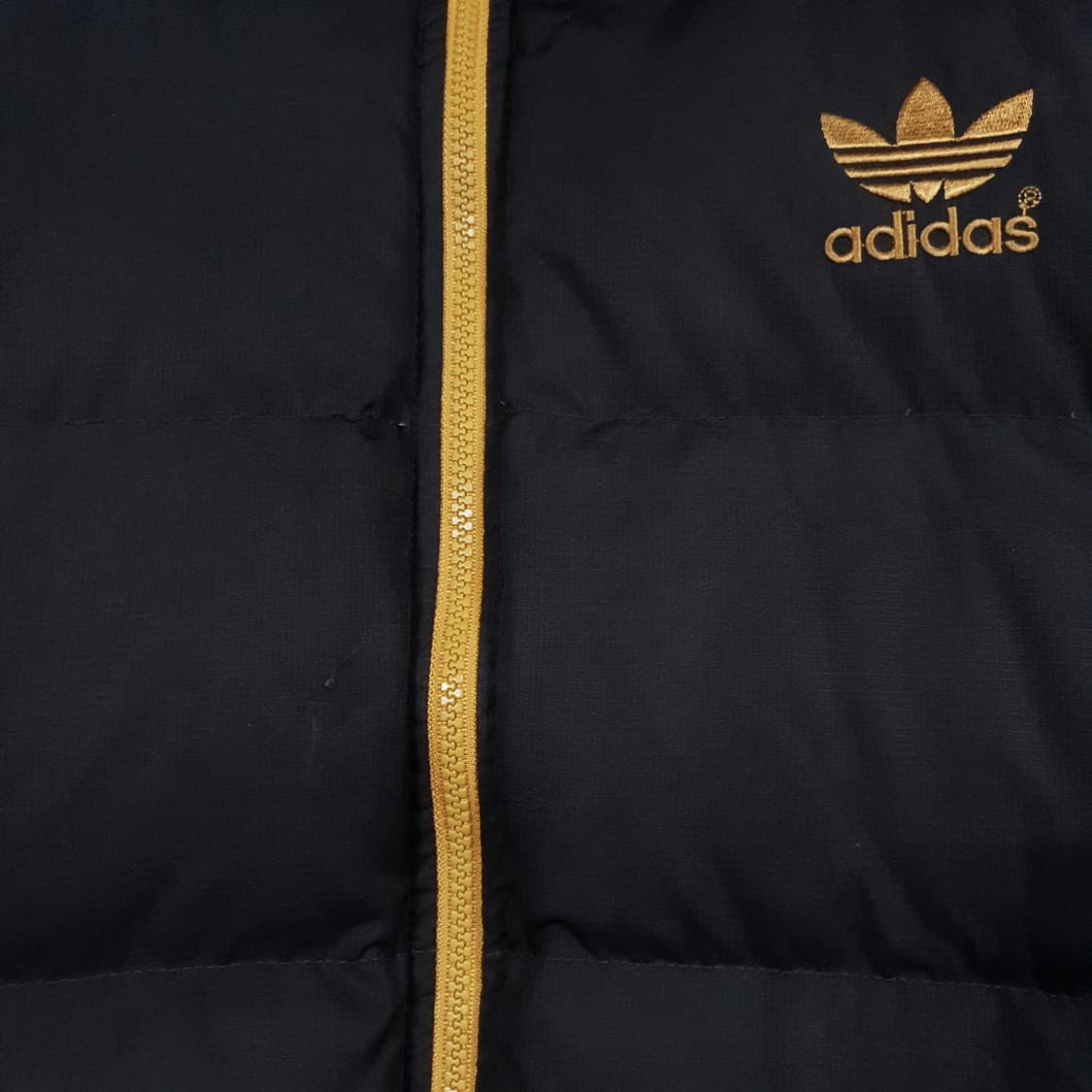 실측 2XL) 아디다스 올드스쿨 트레포일 블랙 올드스쿨 덕다운 패딩 점퍼 상품이미지2