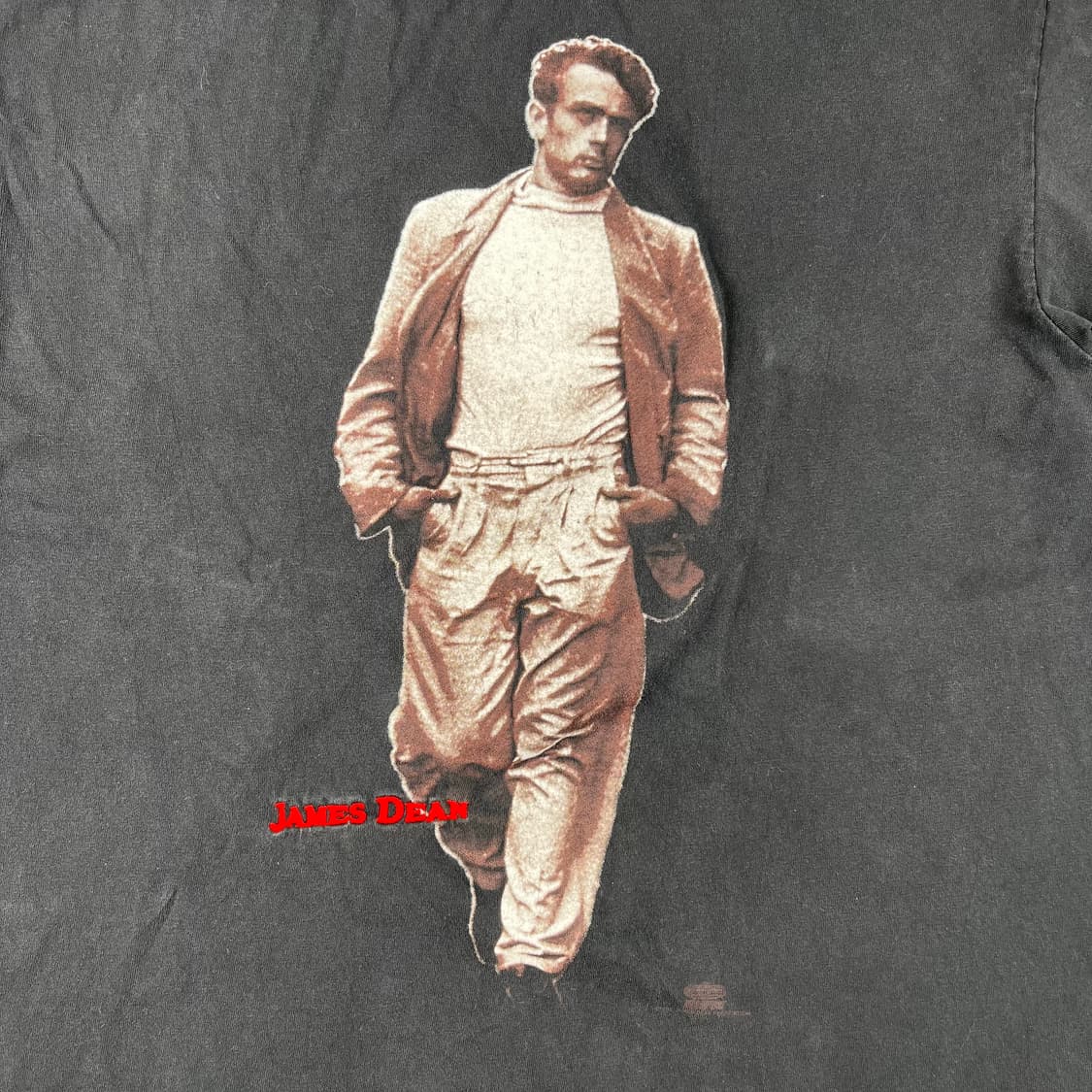 빈티지 제임스딘 스펠아웃 자수 반팔 상품이미지4