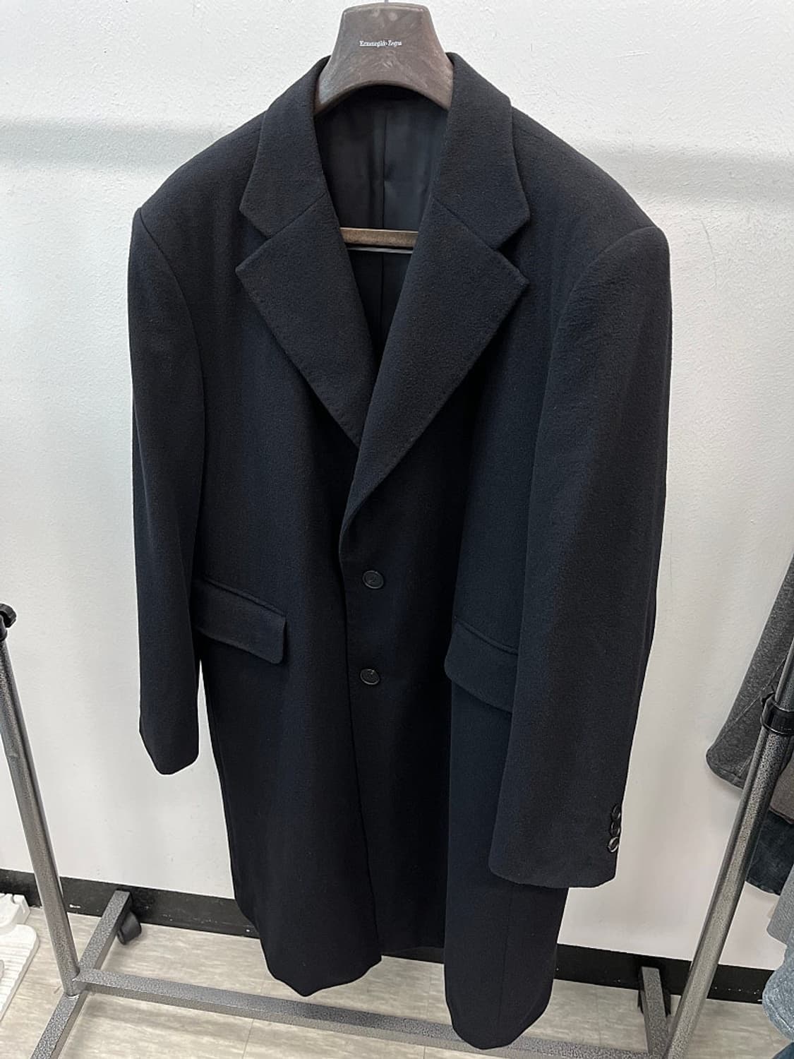 110) 로로피아나 원단 캐시미어 코트 상품이미지1