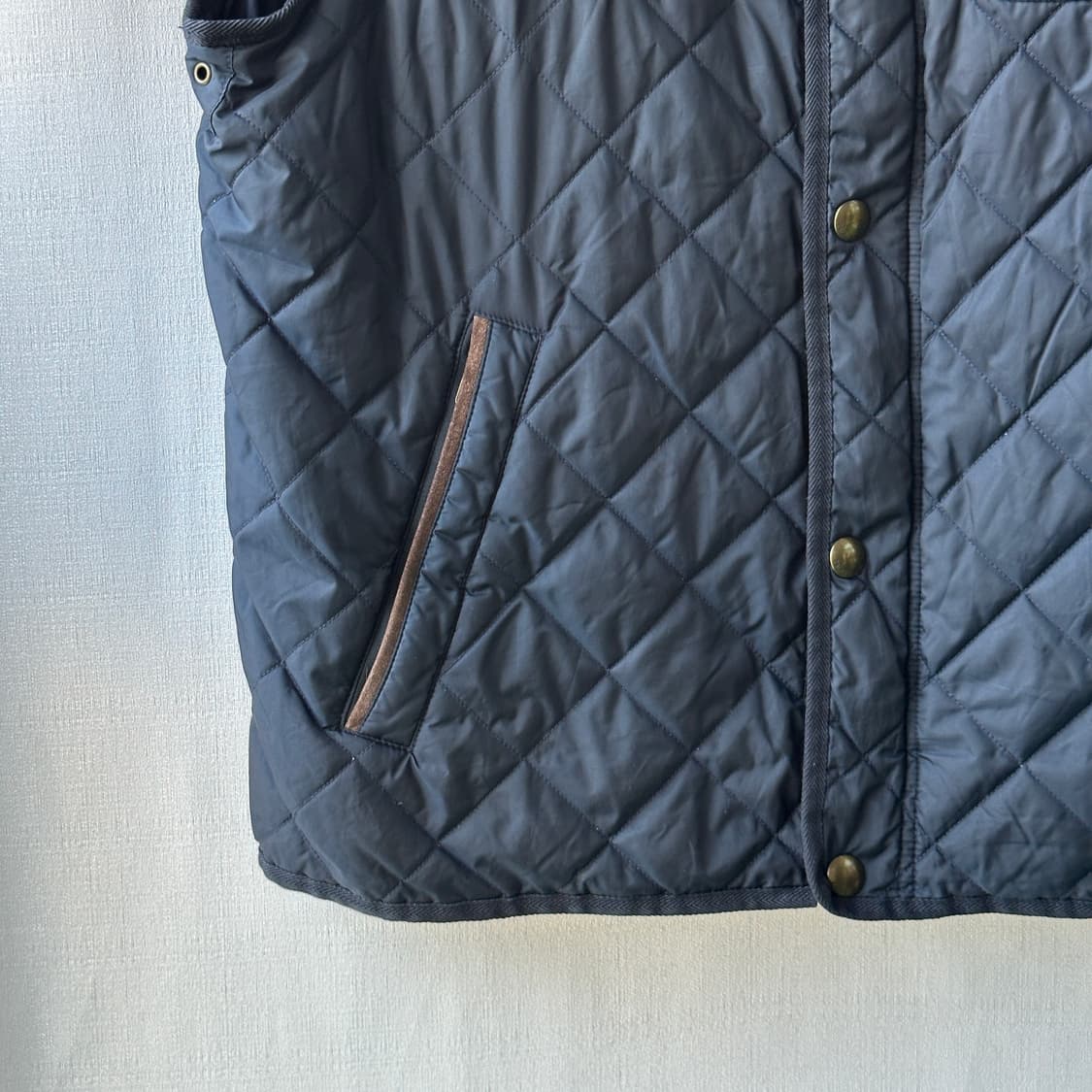 폴로 랄프로렌 퀼팅 경량 베스트 네이비 L 상품이미지3