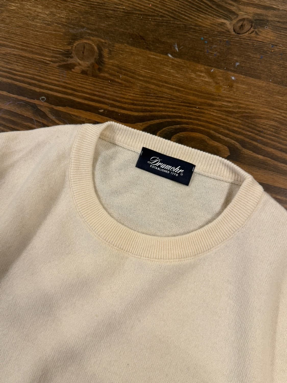 드루모어 버진울 니트 105 상품이미지7