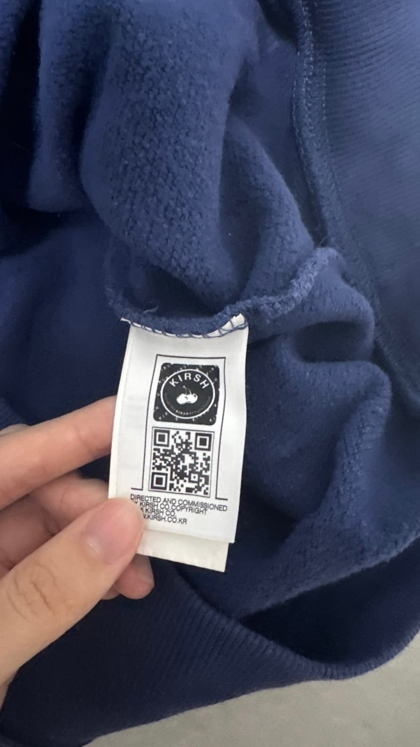 [~2.12] 키르시 퍼 체리 네이비 맨투맨 상품이미지6