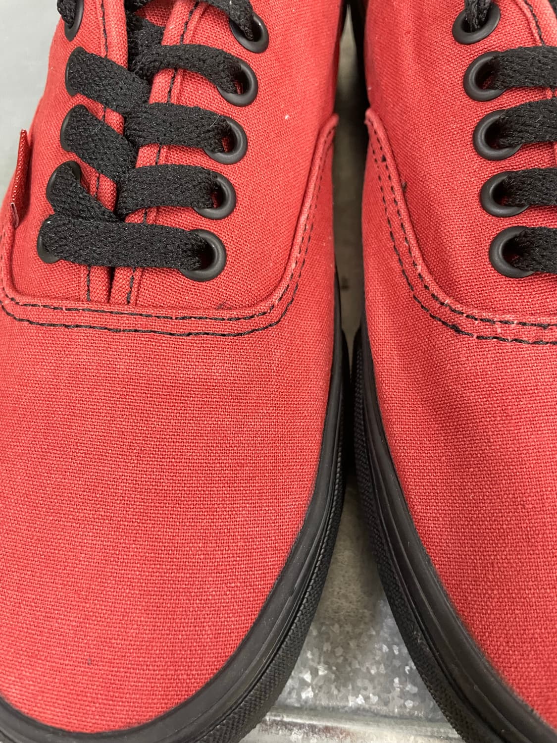 반스 어센틱 레드 블랙 255 상품이미지7