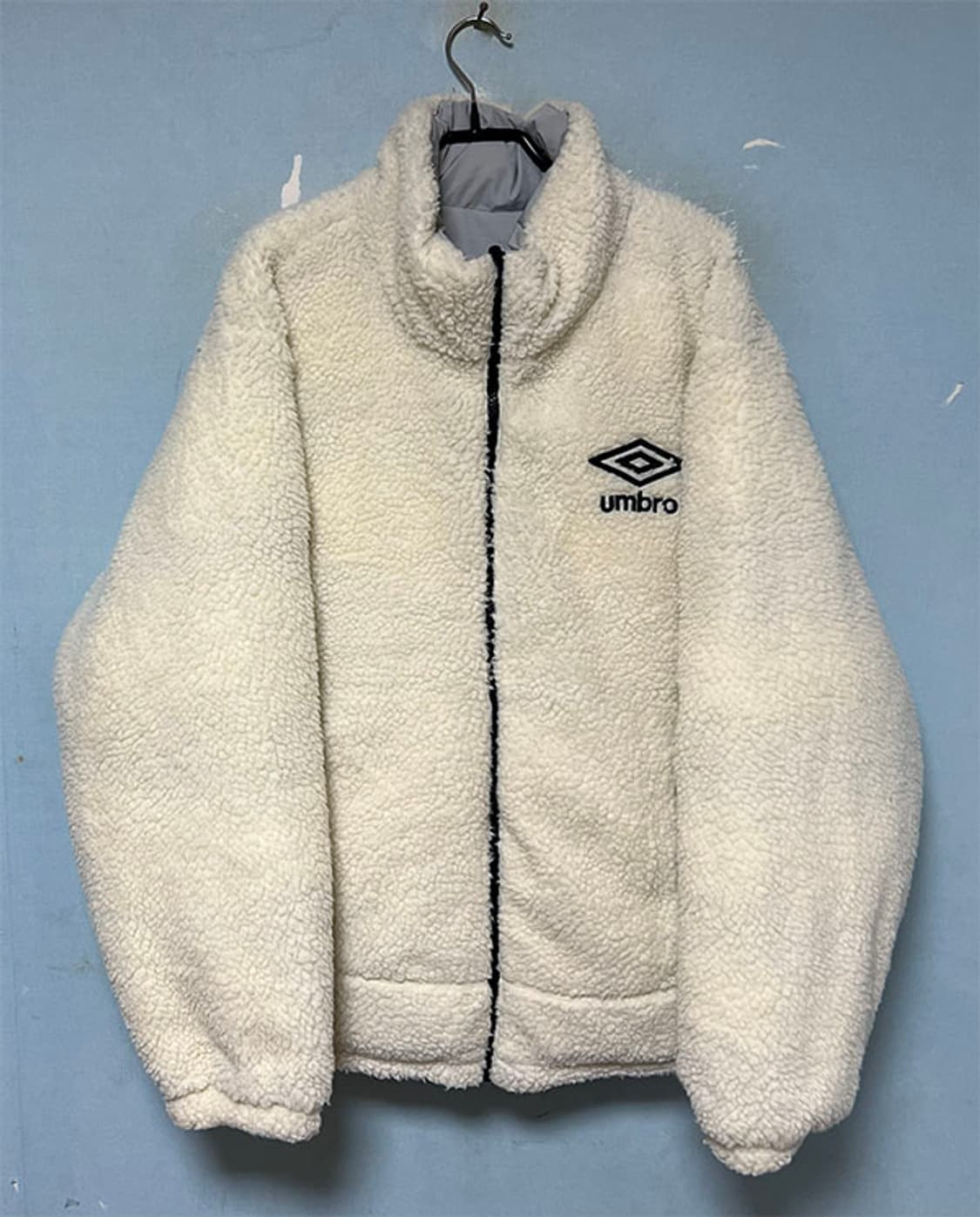 엄브로 양면 리버시블 패딩점퍼 웰론 뽀글이 XL 105 상품이미지4