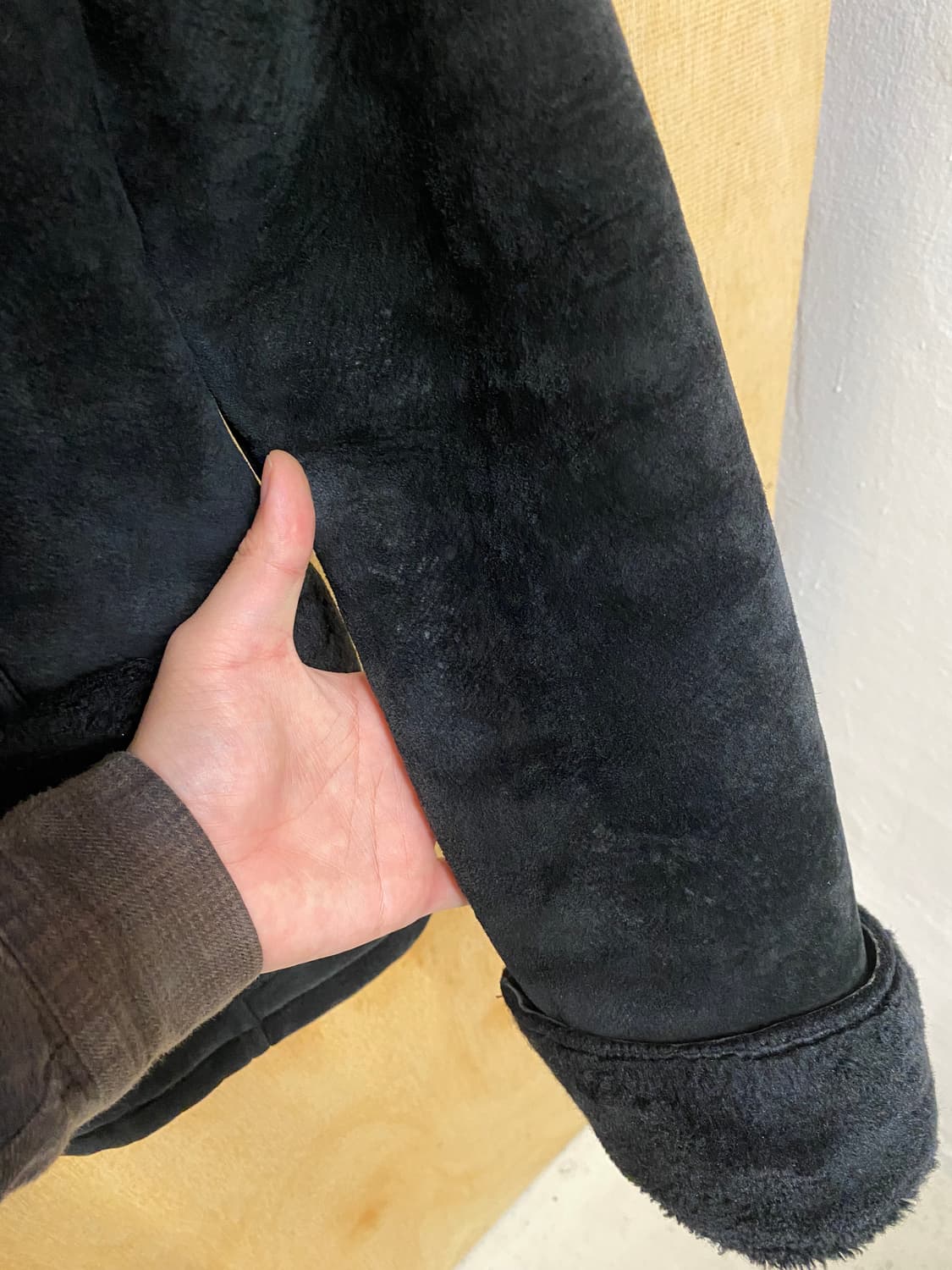 VTG leather western mustang 스웨이드 웨스턴 무스탕 상품이미지6