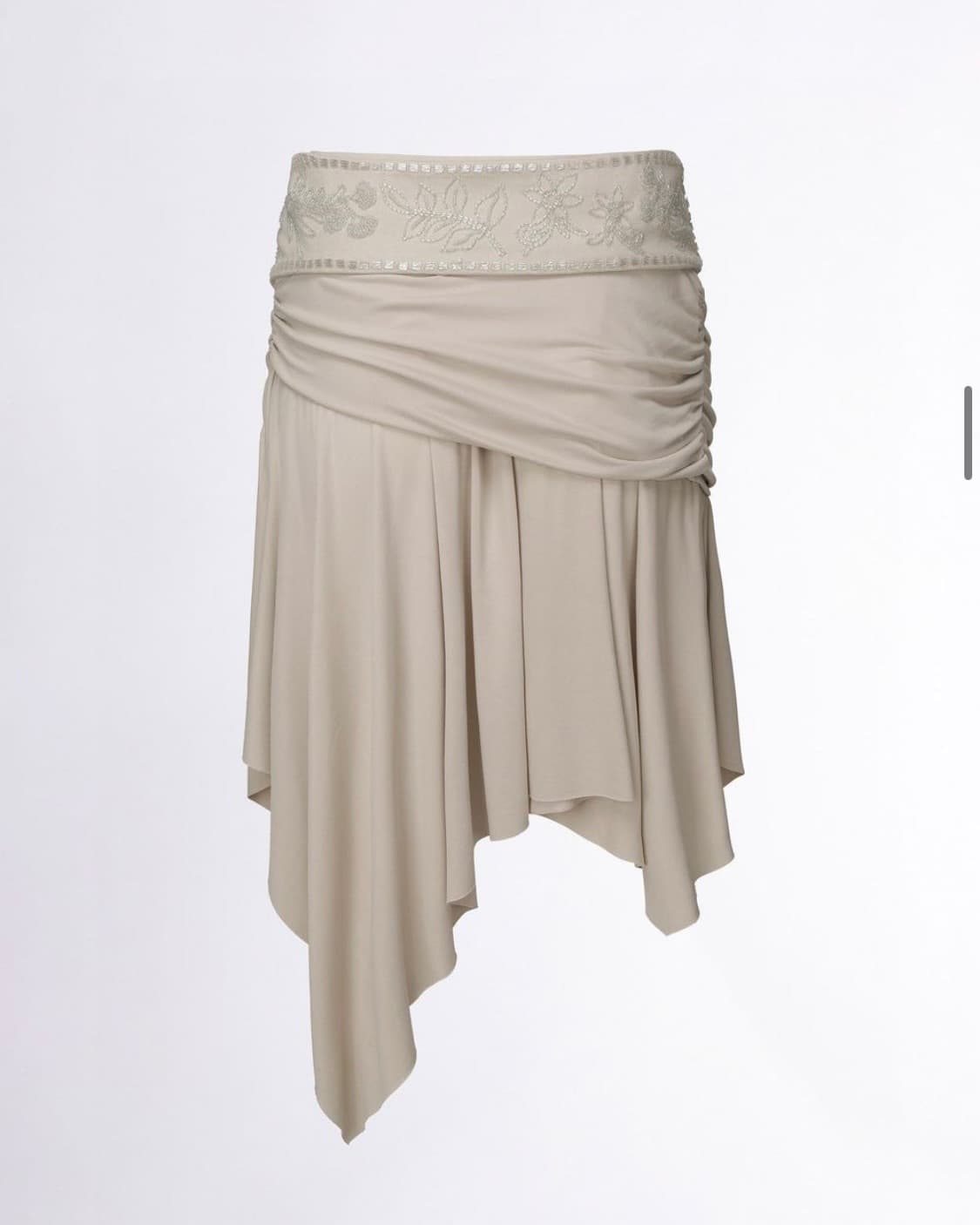 스컬프터 Beaded Jersey Skirt Raw 상품이미지3