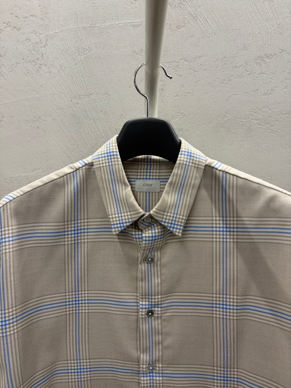 Coor 쿠어 체크 셔츠 L 상품이미지3