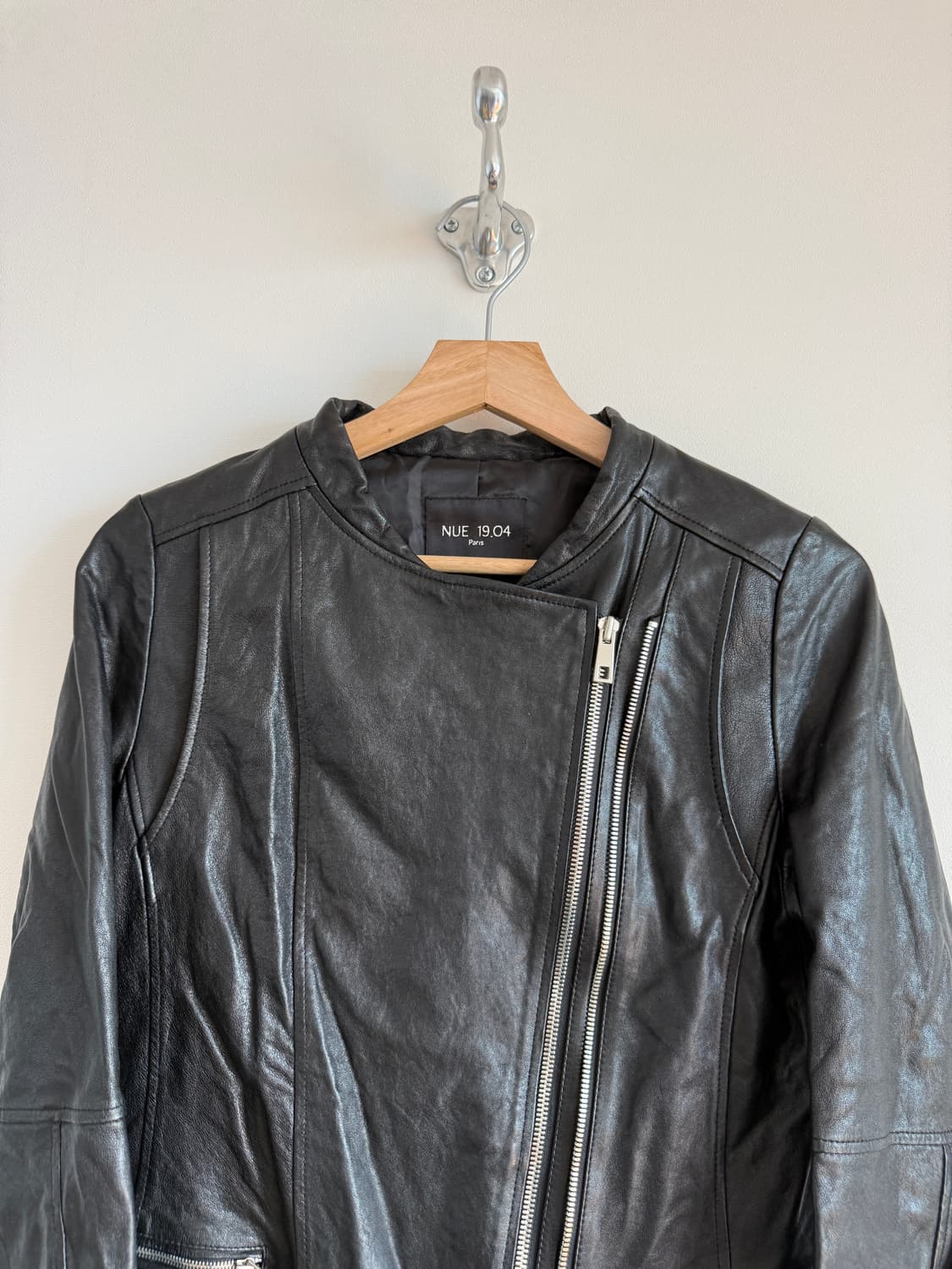 Pre owned 이태리 레더 자켓 상품이미지2