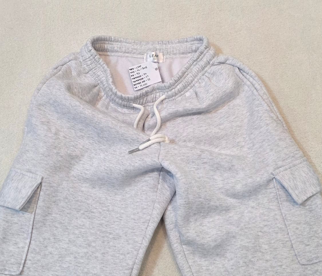 LEAF 카고 와이드 츄리닝바지 상품이미지4