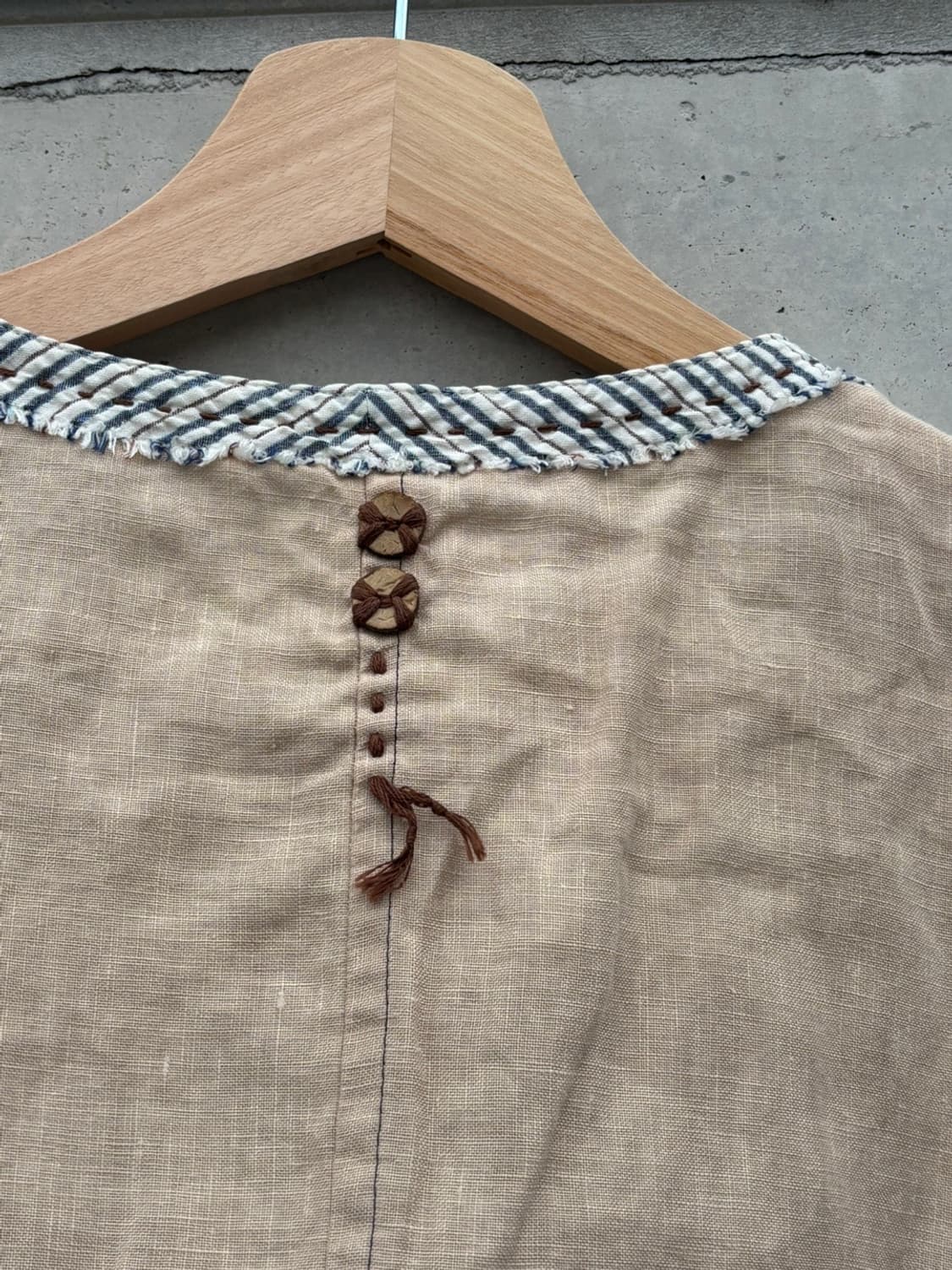 Japanese Beige Button Vest 상품이미지9