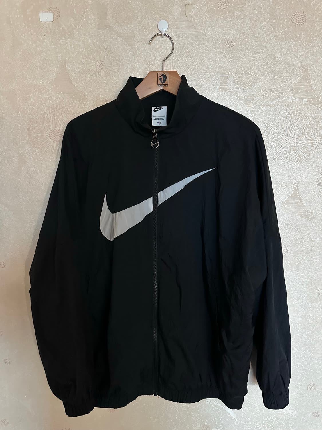 나이키 스우시 우븐 바람막이 XL 블랙 판매 상품이미지1