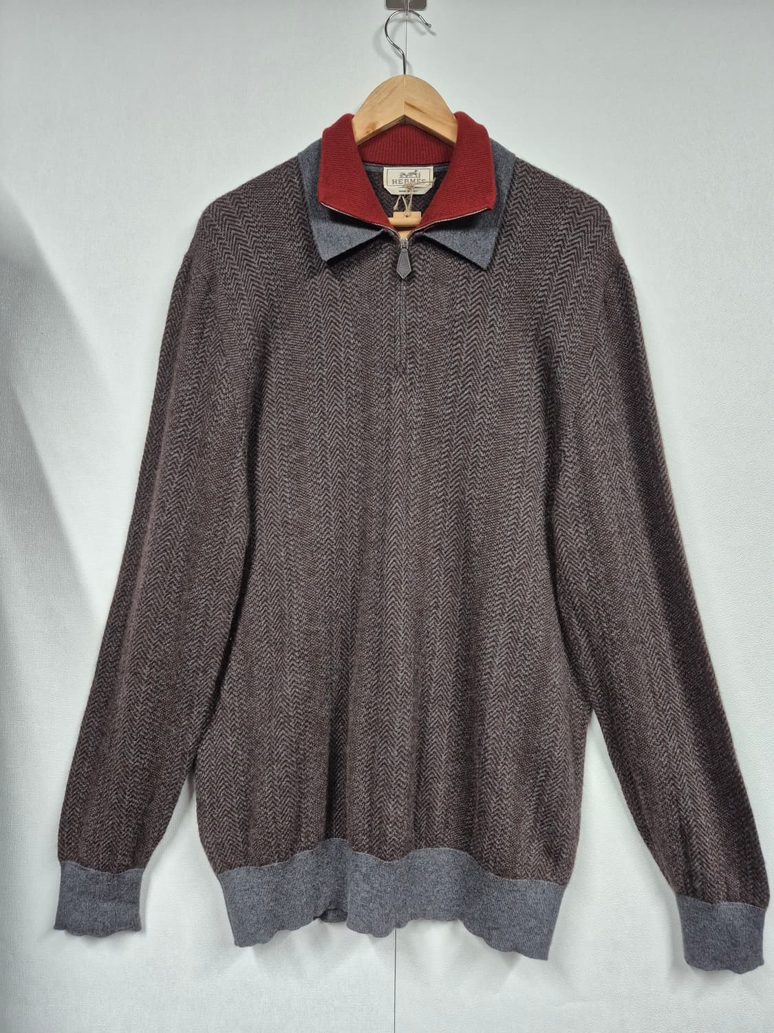 110 정품 에르메스 남성 니트티 상품이미지1