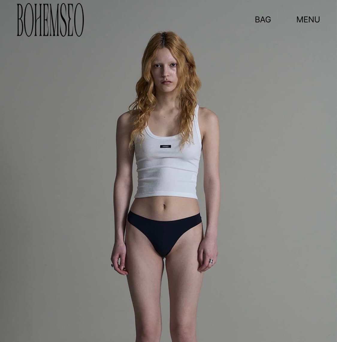 BOHEMIAN SEOUL Basic Sleeveless Crop Top 상품이미지2