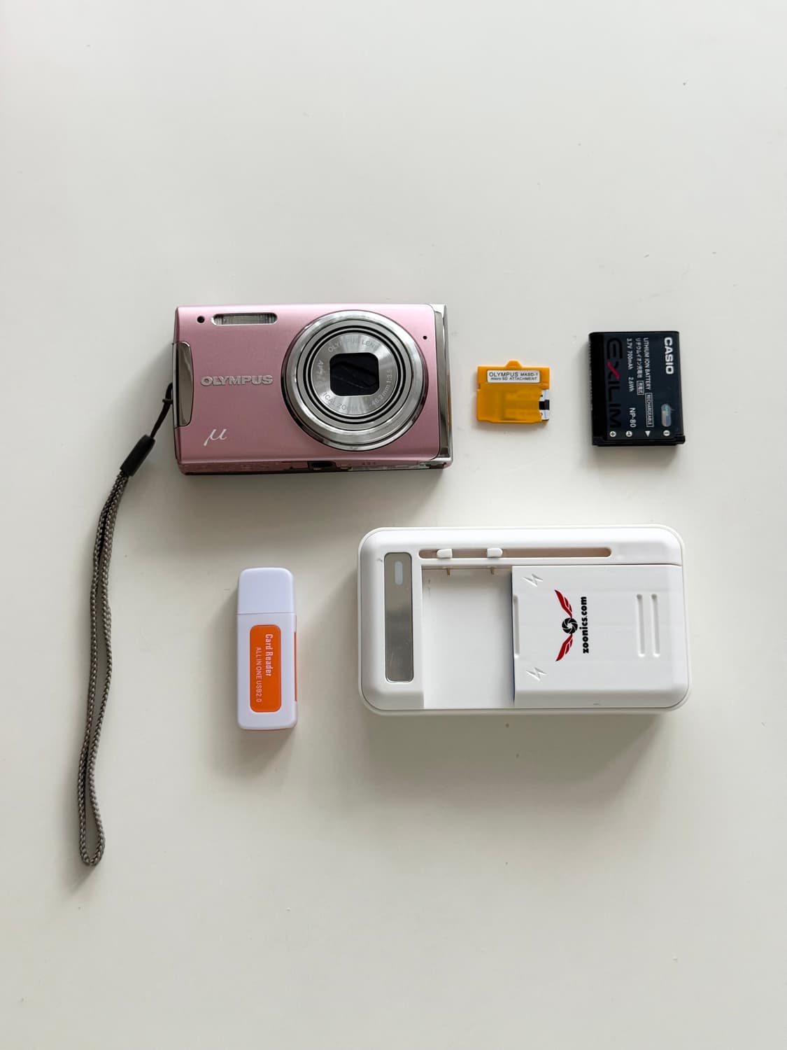 올림푸스 뮤1060 핑크디카(풀세트) 상품이미지1