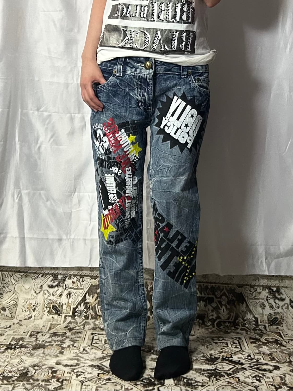 punk graphic dolly washing denim 상품이미지1