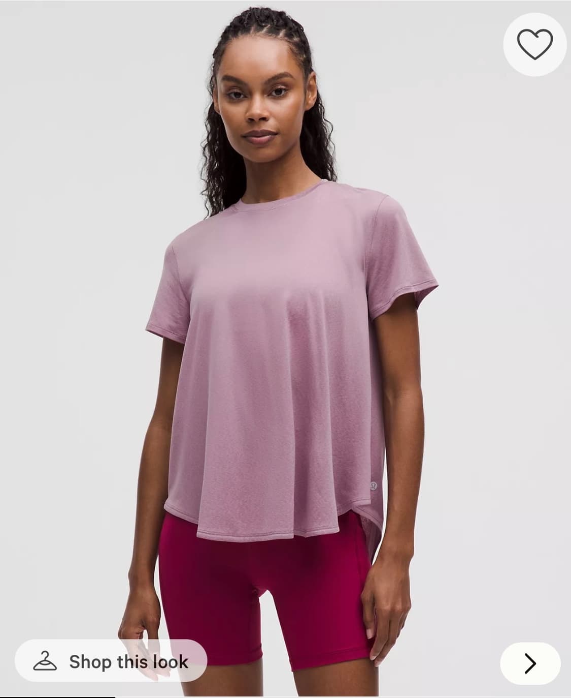 룰루레몬 Lightweight Split-Back Training T-S 상품이미지1