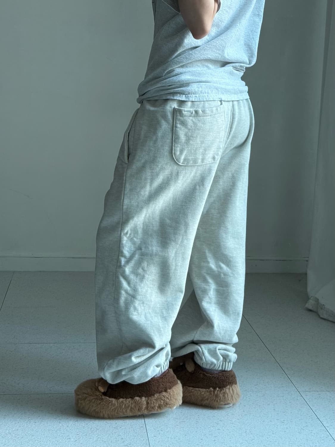 노매뉴얼 멜란지 조거팬츠 상품이미지3