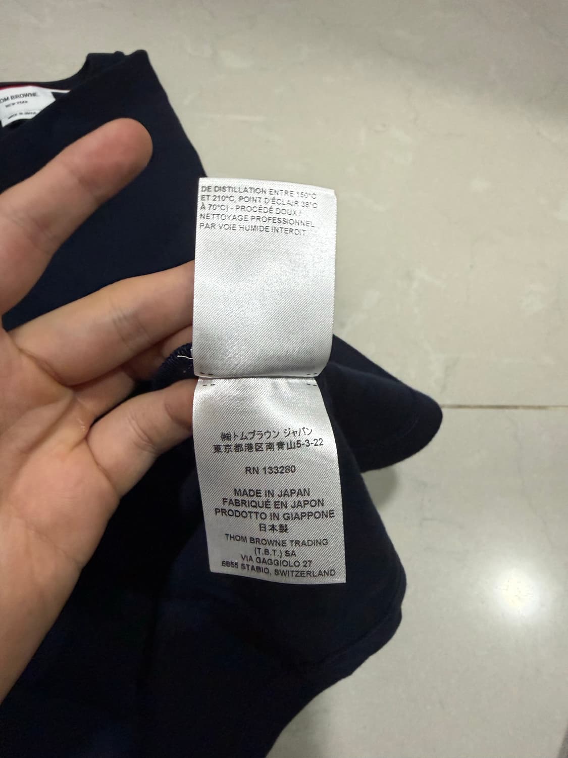 [당일출고,4사이즈] 톰브라운 사선완장 반팔 상품이미지8