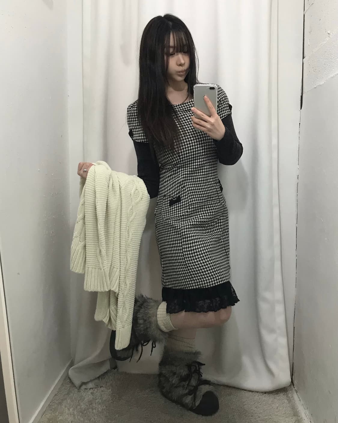 체크 온나 코디 세트 🤍 상품이미지3