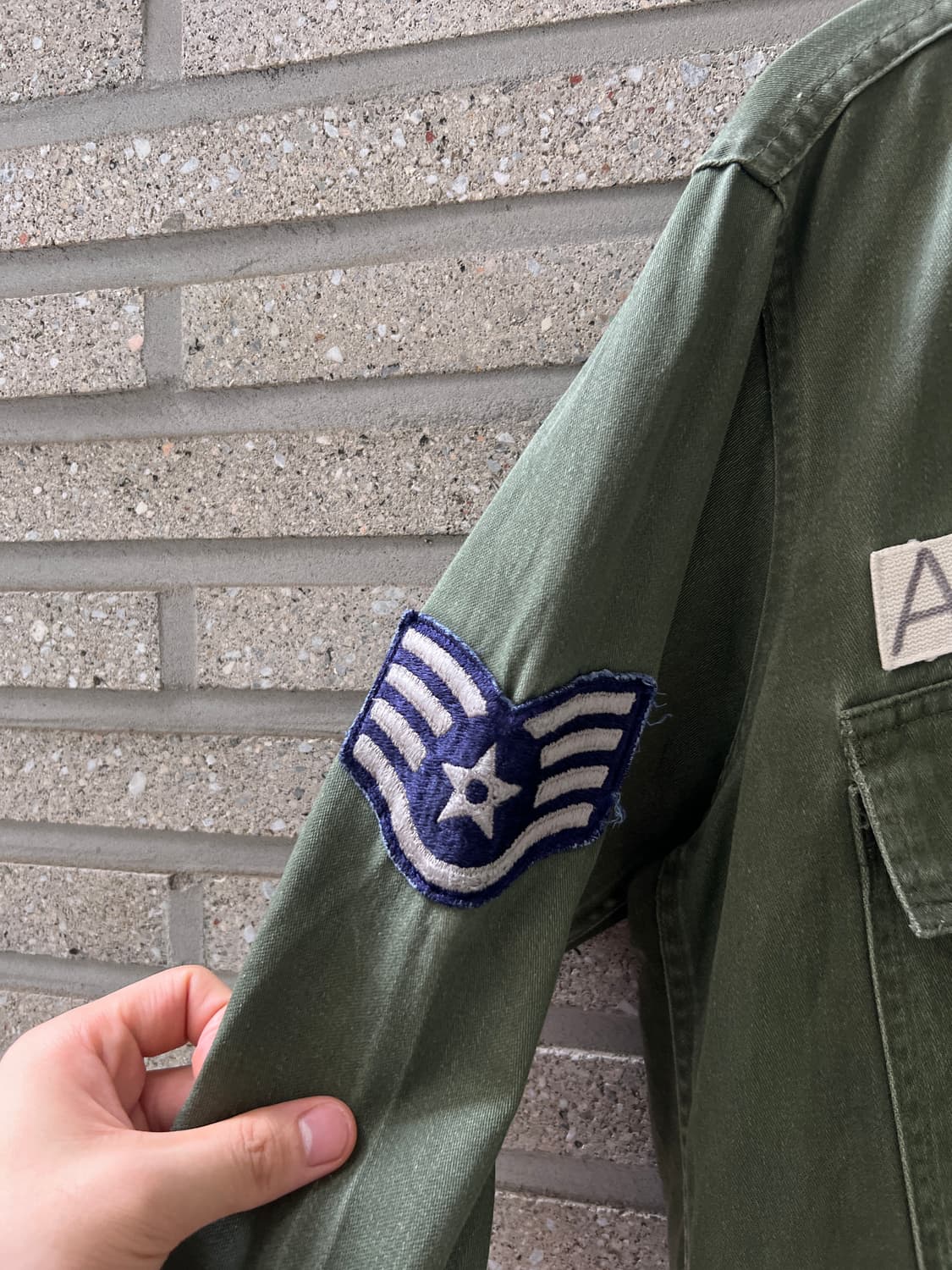 [L]60's 오리지널 U.S ARMY OG-107 밀리터리 셔츠 상품이미지4