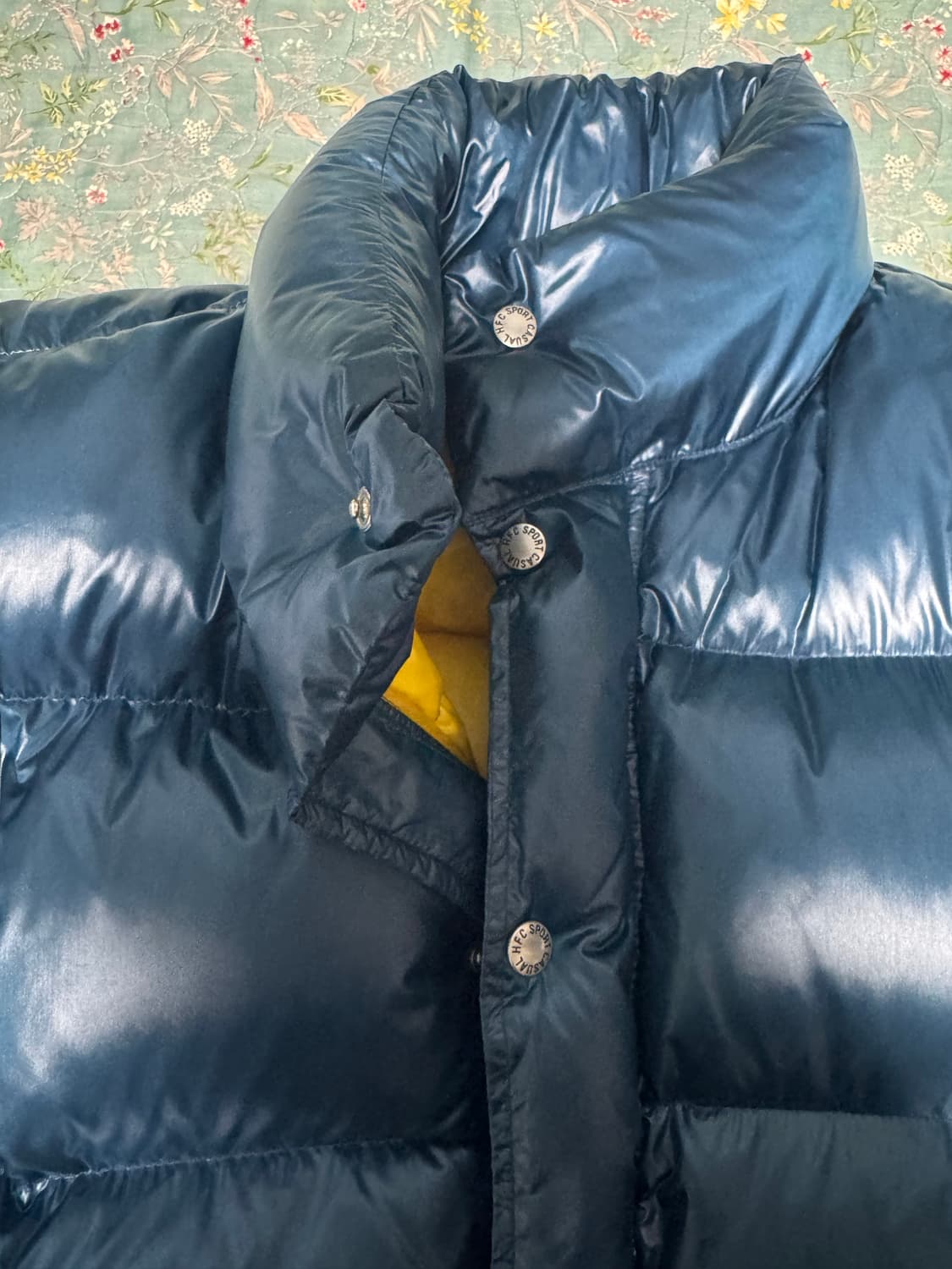 [M]헤리티지플로스 패딩 블루 상품이미지4