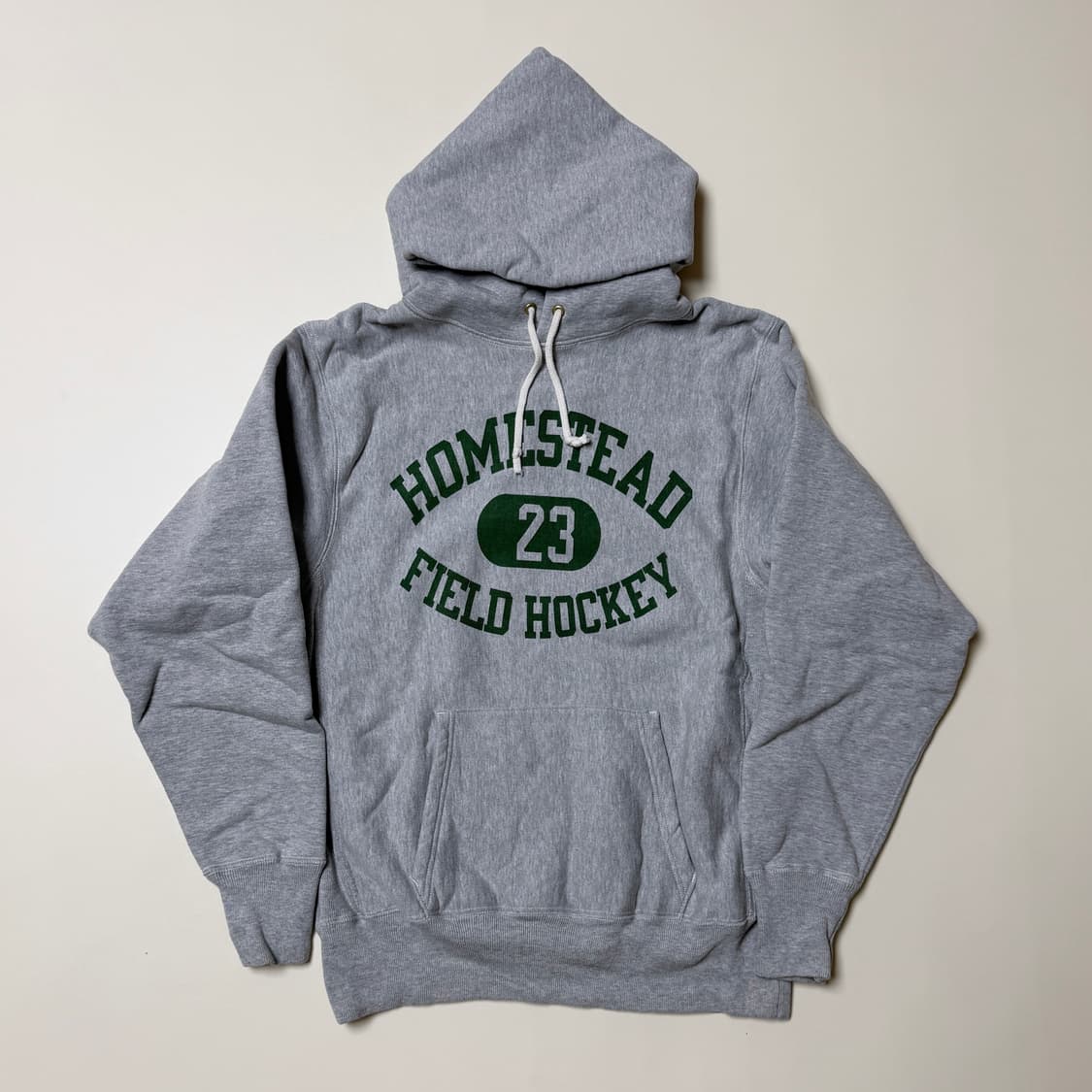 [M] 웨어하우스 Lot.484 homestead 리버스위브 후드 그레이 상품이미지1