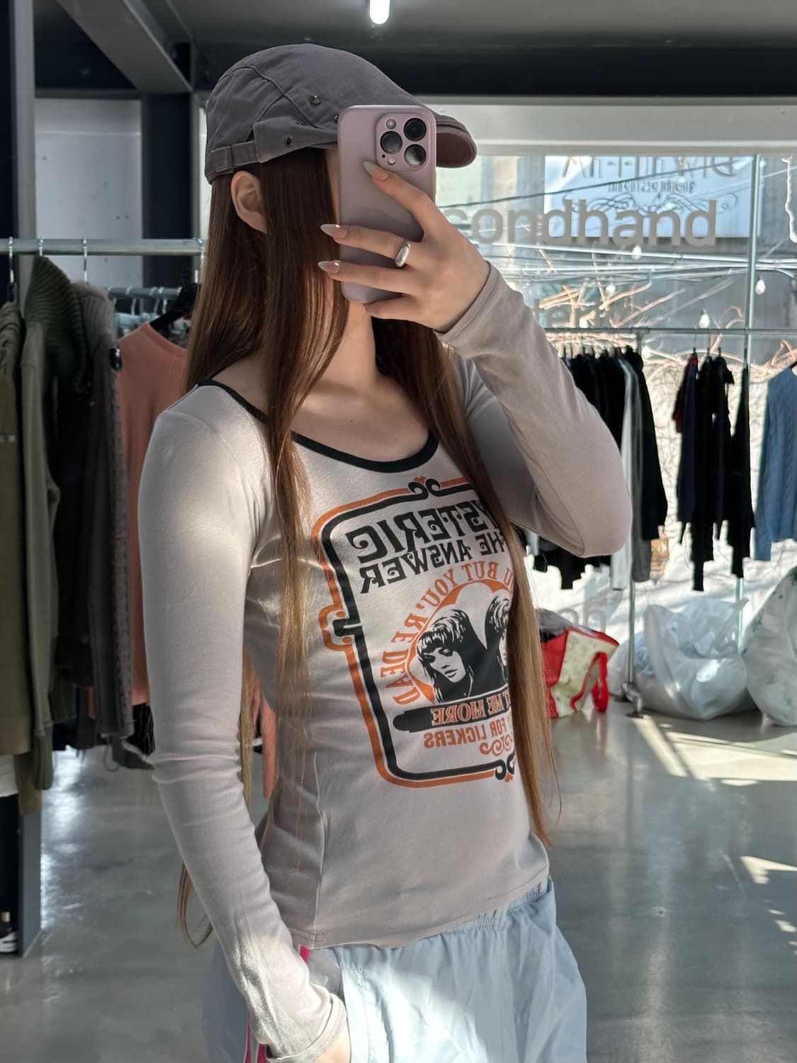 히스테릭글래머 히스걸 롱슬리브 긴팔티 상품이미지2