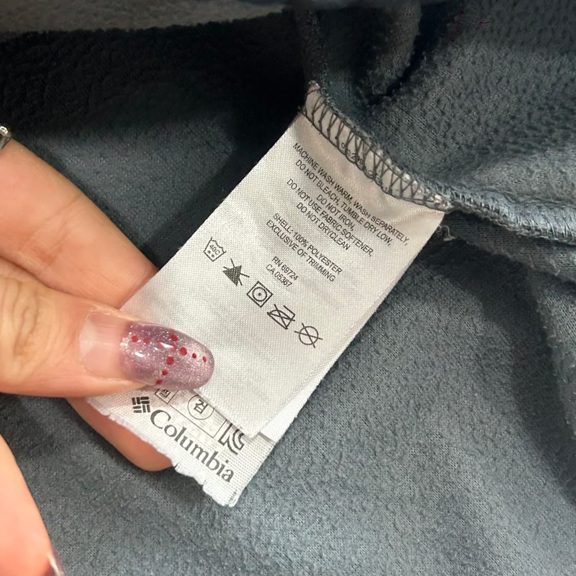 Columbia 콜롬비아 티타늄 차콜 후리스 반집업 상품이미지7