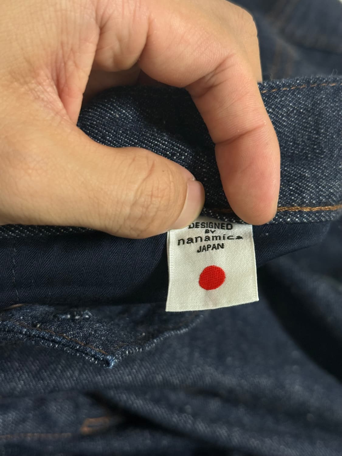 나나미카 셀비지 데님 인디고 36 상품이미지5