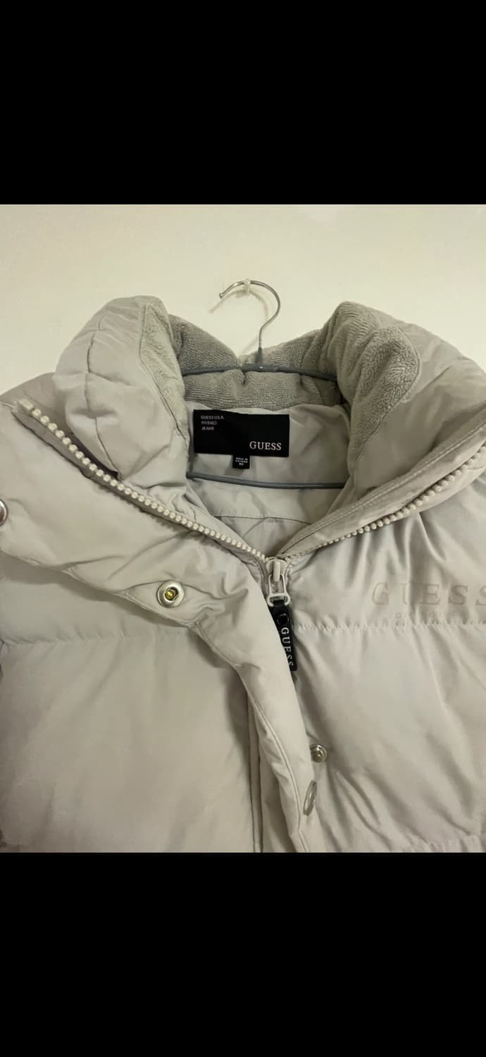 게스 롱패딩 XS (실착용 사이즈 S) 본인54kg 상품이미지2