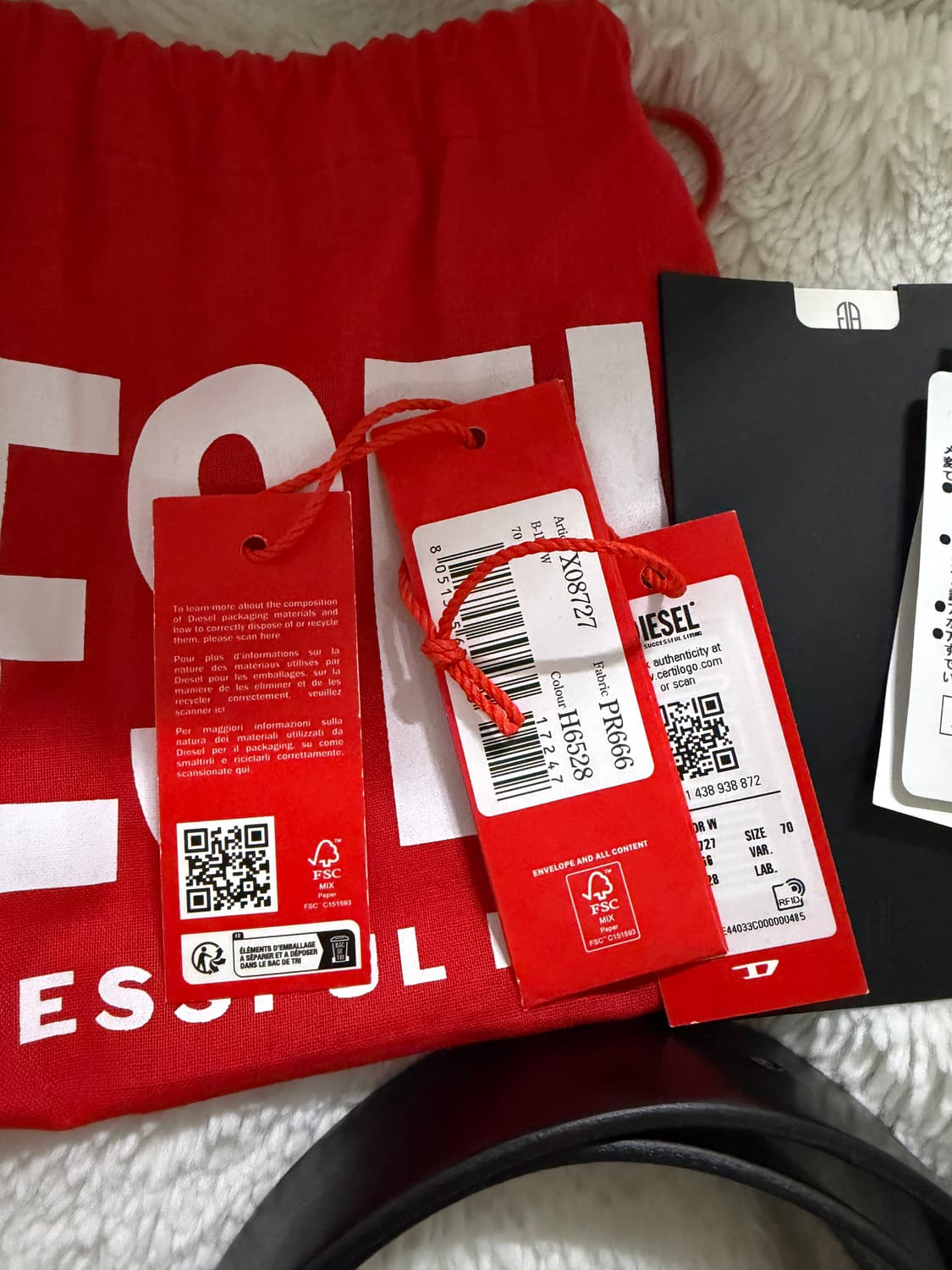 디젤 B-1DR 벨트 70 상품이미지3