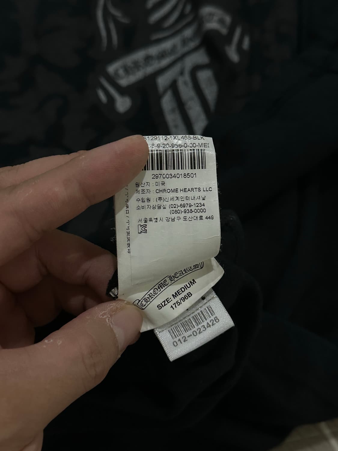 크롬하츠 대거프린팅 긴팔(M/상태굿) 상품이미지10