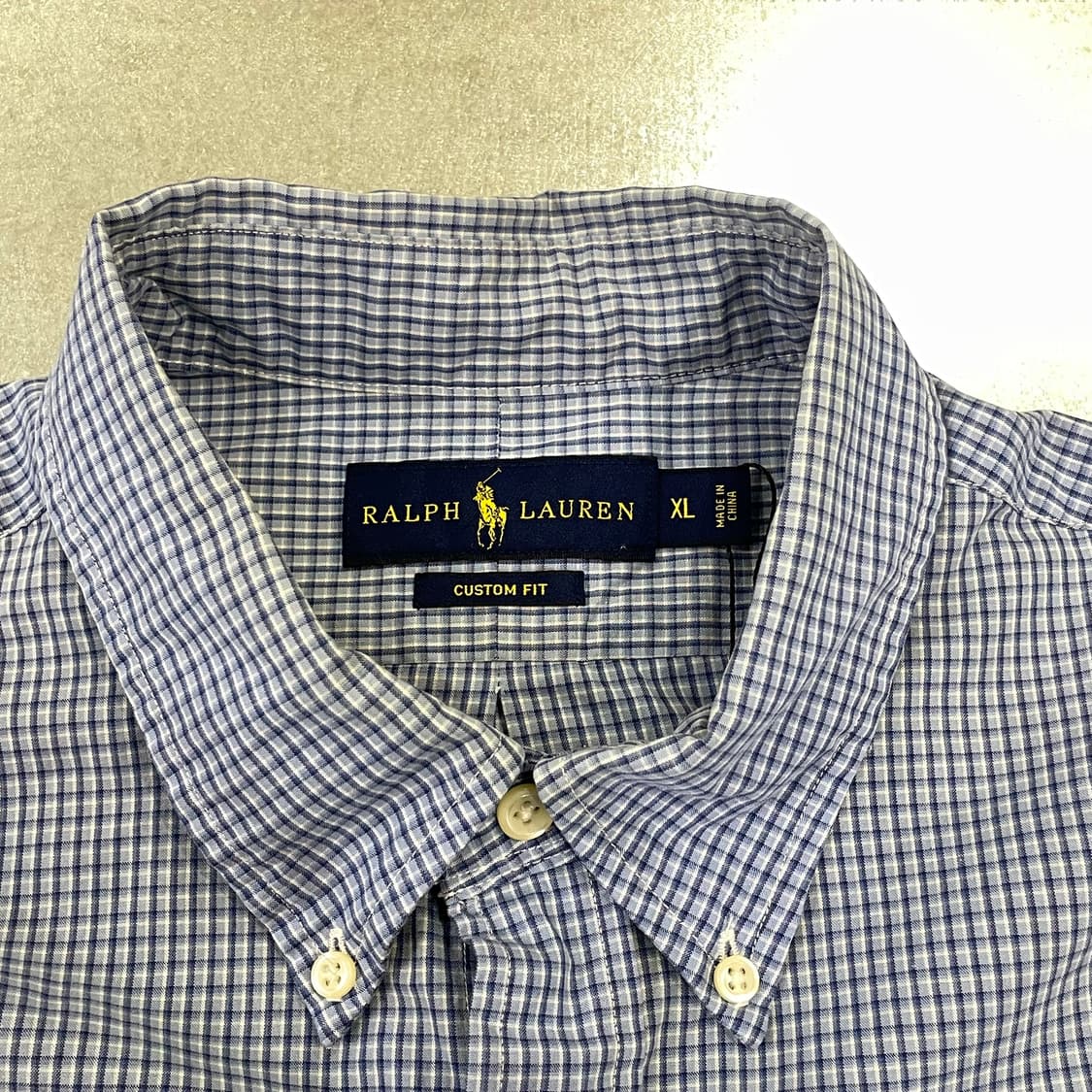 (XL) POLO 폴로 랄프로렌 체크 셔츠 커스텀핏 상품이미지9