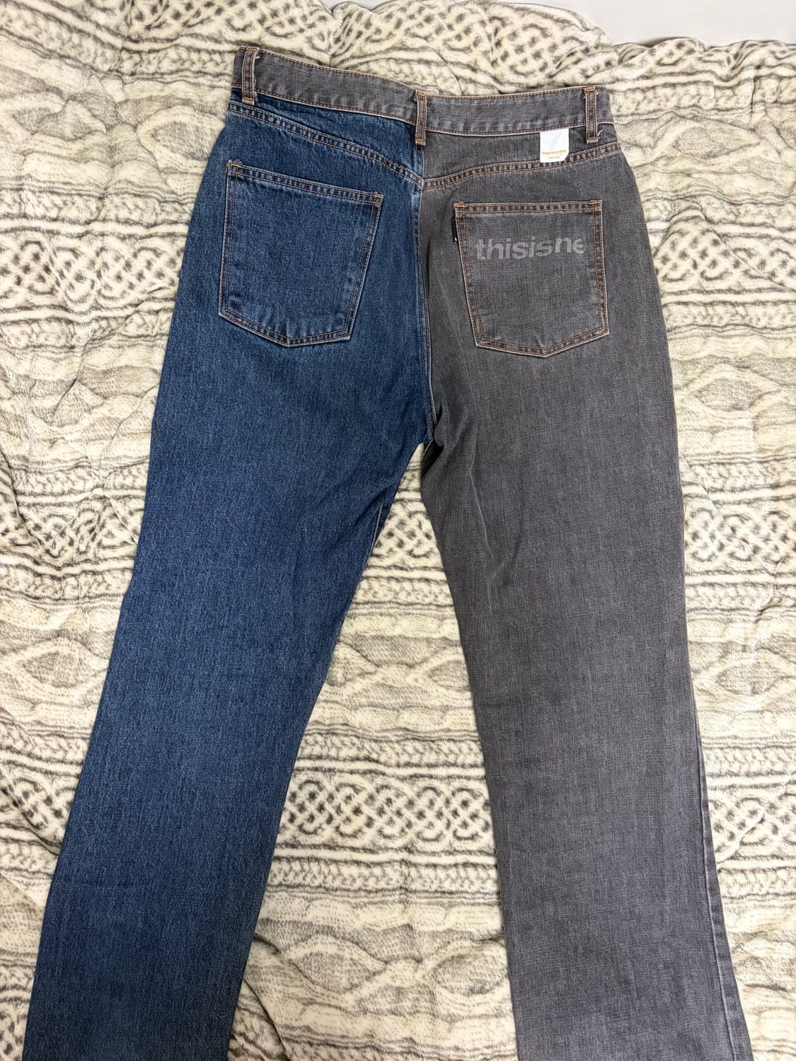 thisisneverthat 언발란스 투톤 데님 M 상품이미지2