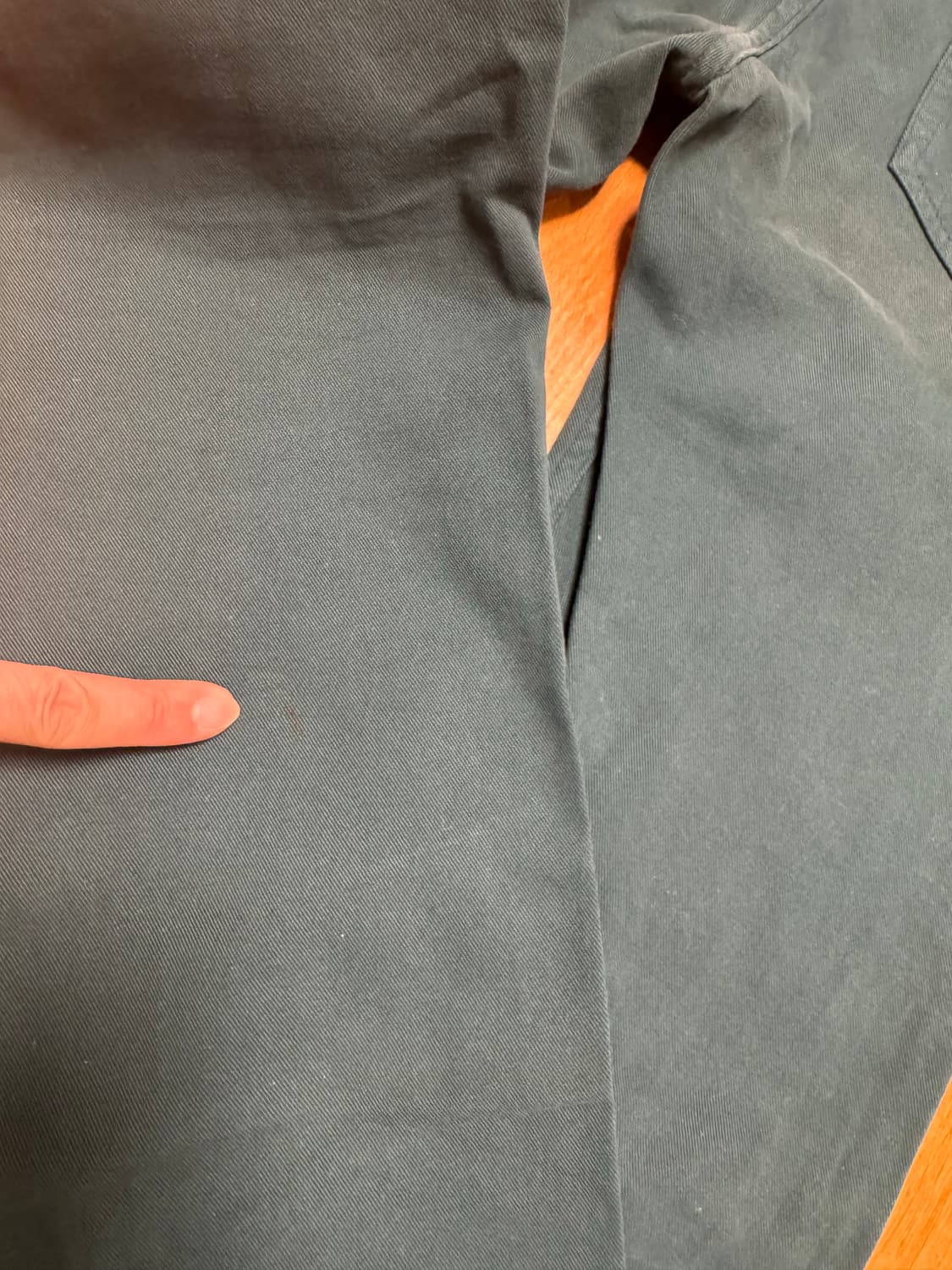 [48] 프랑스구매 마르지엘라 그린 컬러코튼 캐시미어 팬츠  상품이미지8