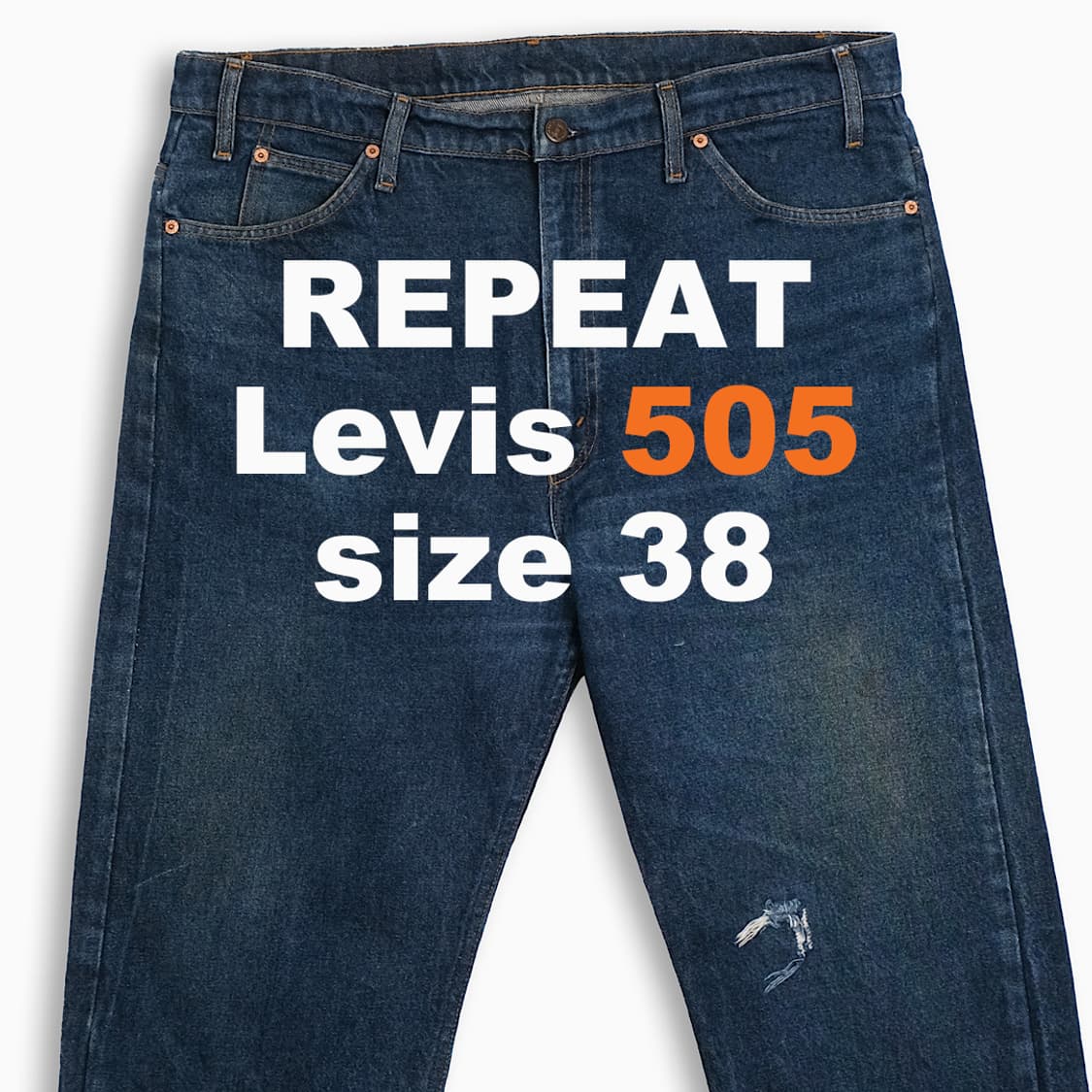 리바이스 505 오렌지탭 진청 90s USA 38인치 OR5054037 상품이미지1