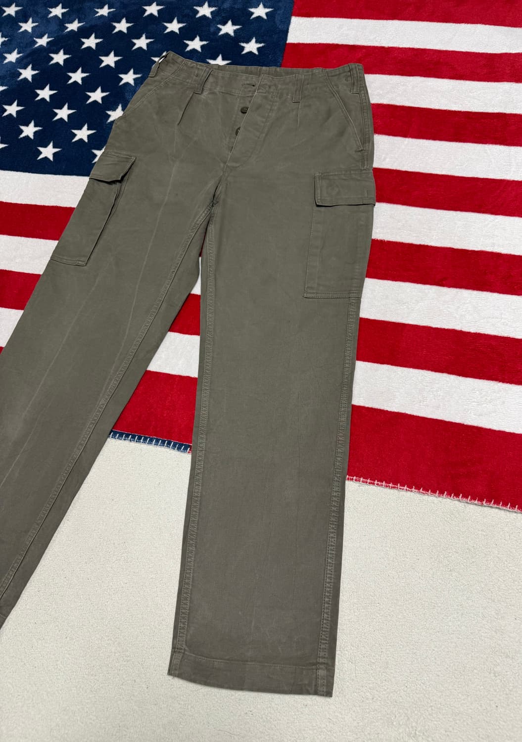 90s 독일군 퍼티그 카고팬츠 military cargo pants빈티지 상품이미지3