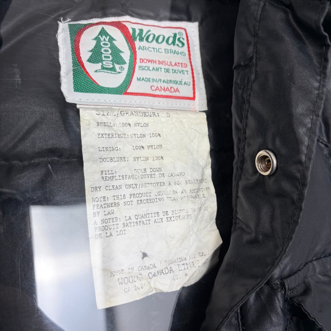 80s woods arctic 우즈 아크틱 다운 패딩 셔츠 상품이미지3