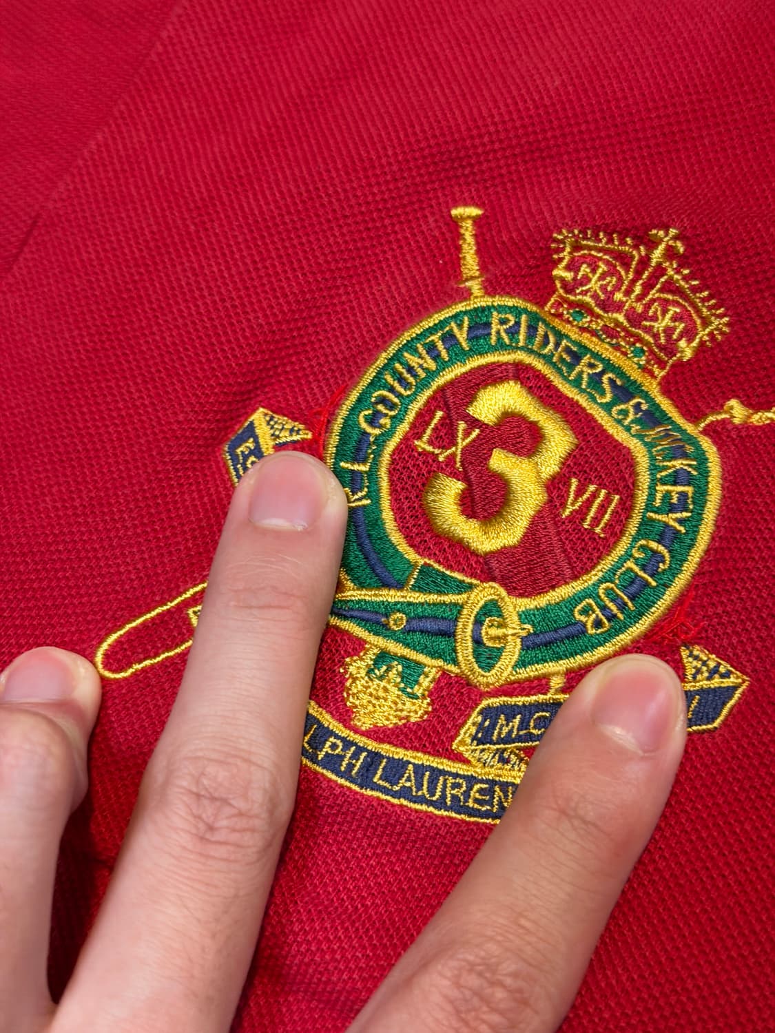 폴로 랄프로렌 빅포니 치프키프 카라티 레드 상품이미지3