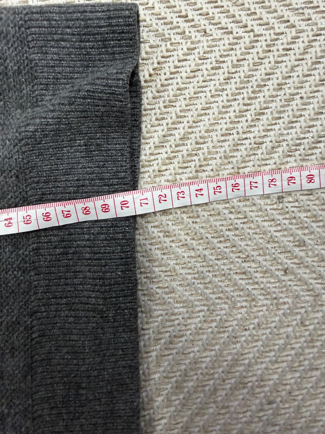 정품) TIME 타임옴므 한섬 캐시미어100 배색 니트 100 상품이미지8