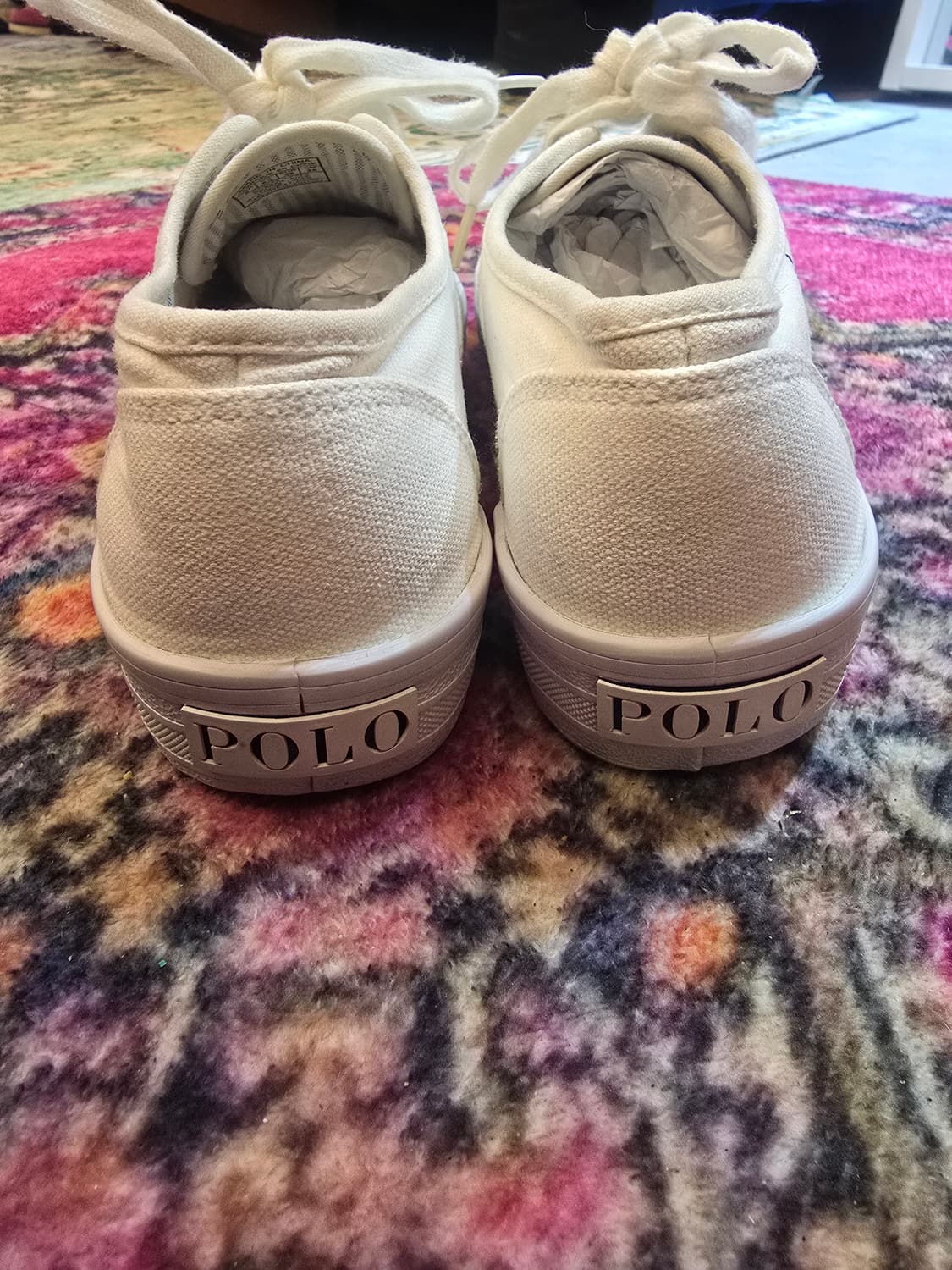 폴로 랄 로렌(Polo Ralph Lauren) 통굽 로우탑  캔버스 상품이미지4