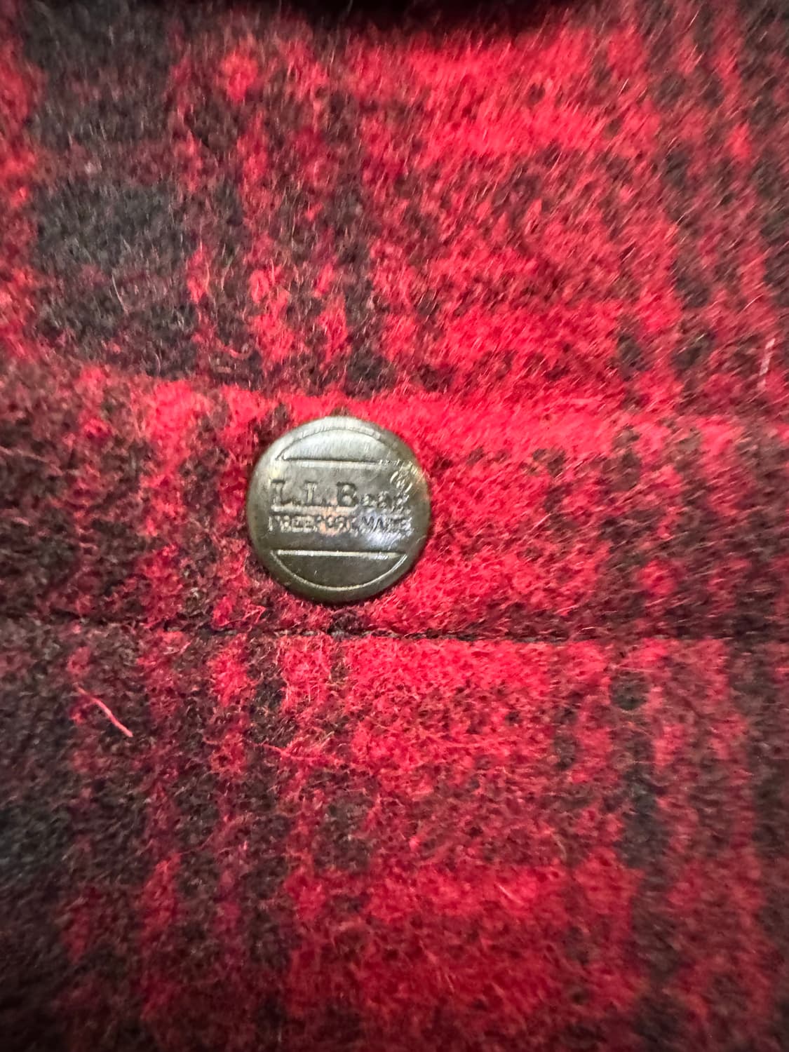 90s 엘엘빈 울 헌팅 베스트 made in usa 상품이미지3