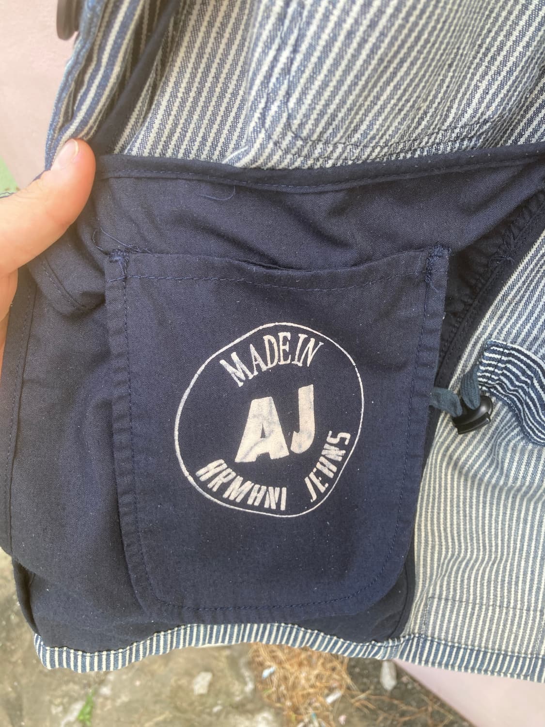 00s armani jeans hickory jacket 상품이미지6